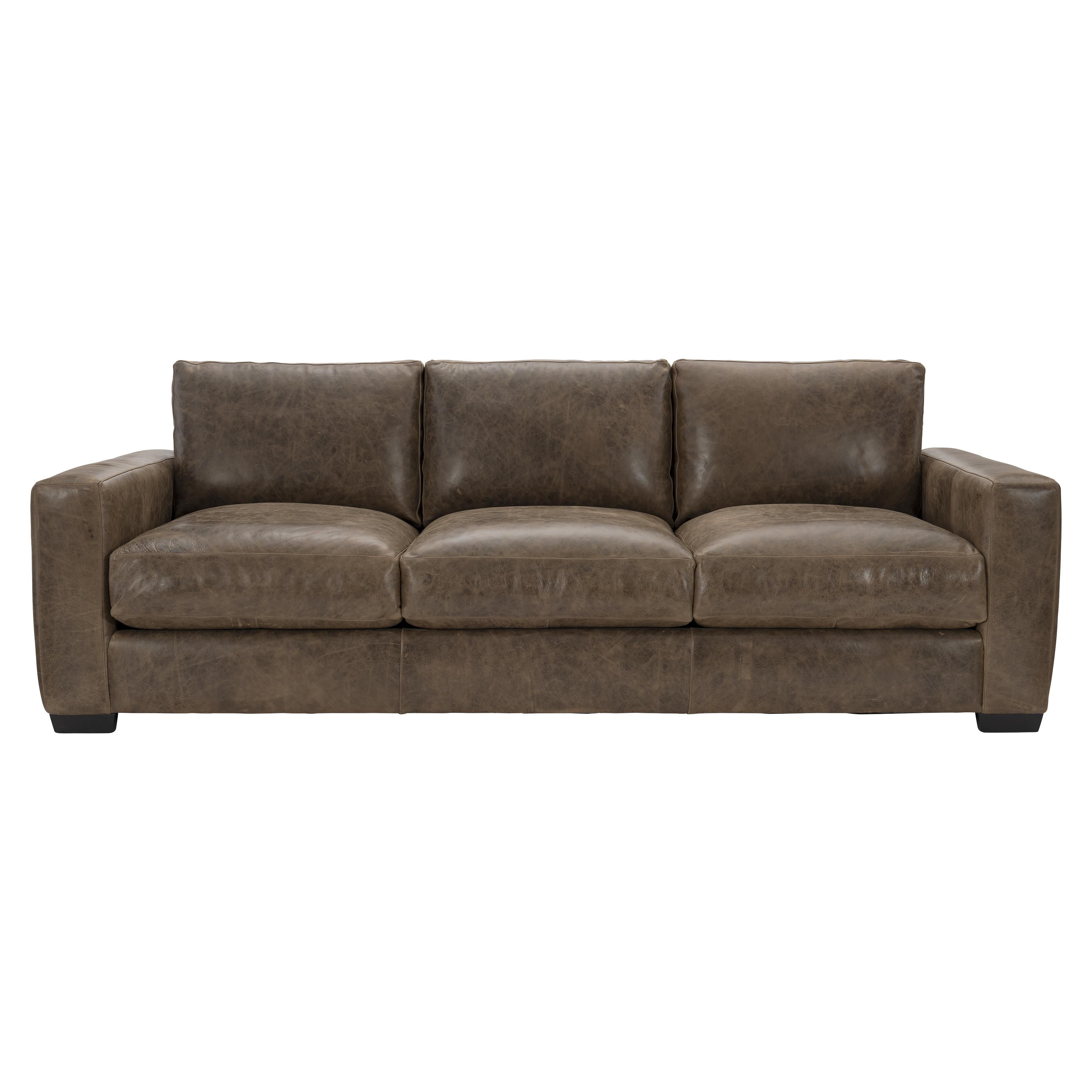 Bernhardt Furniture – Dawkins Leather Sofa