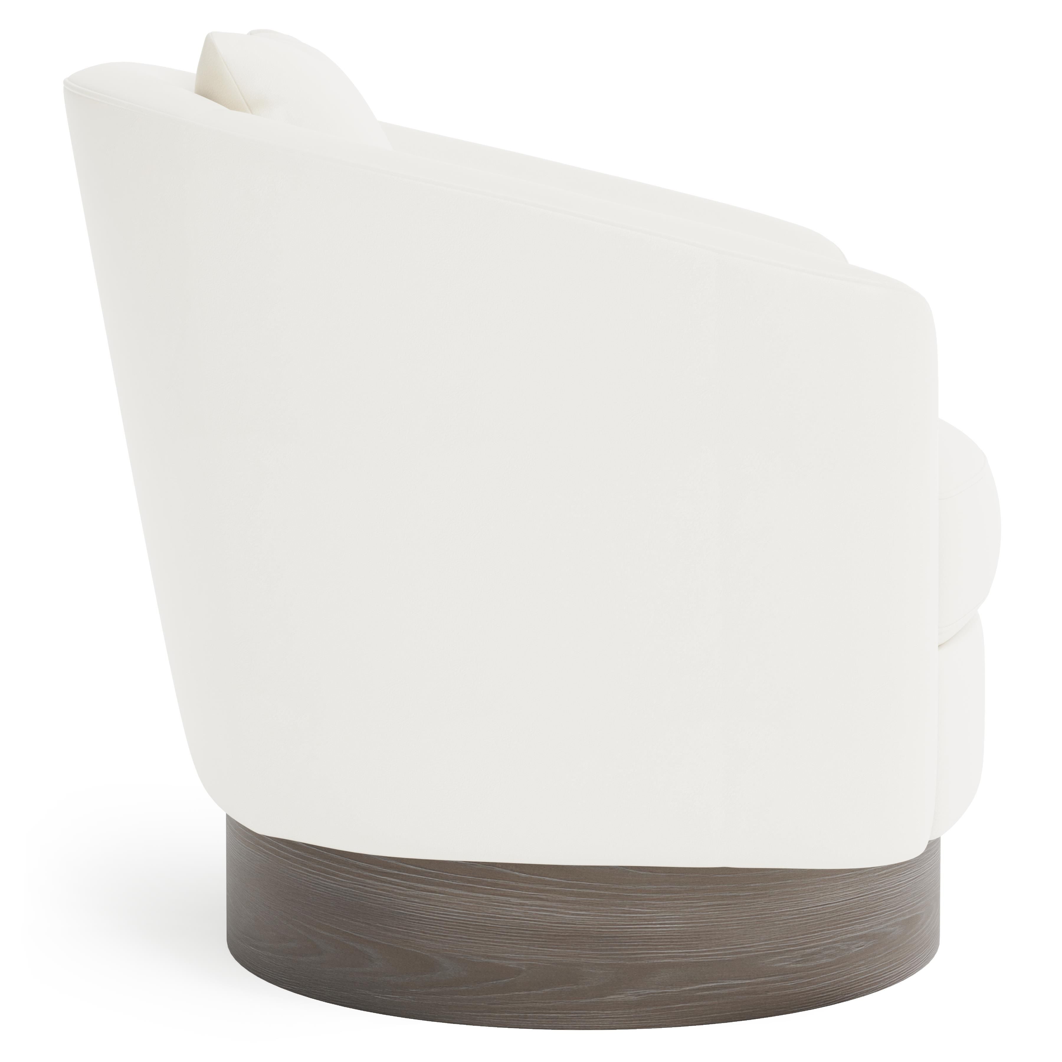 Bernhardt Furniture – Camino Leather Swivel Chair