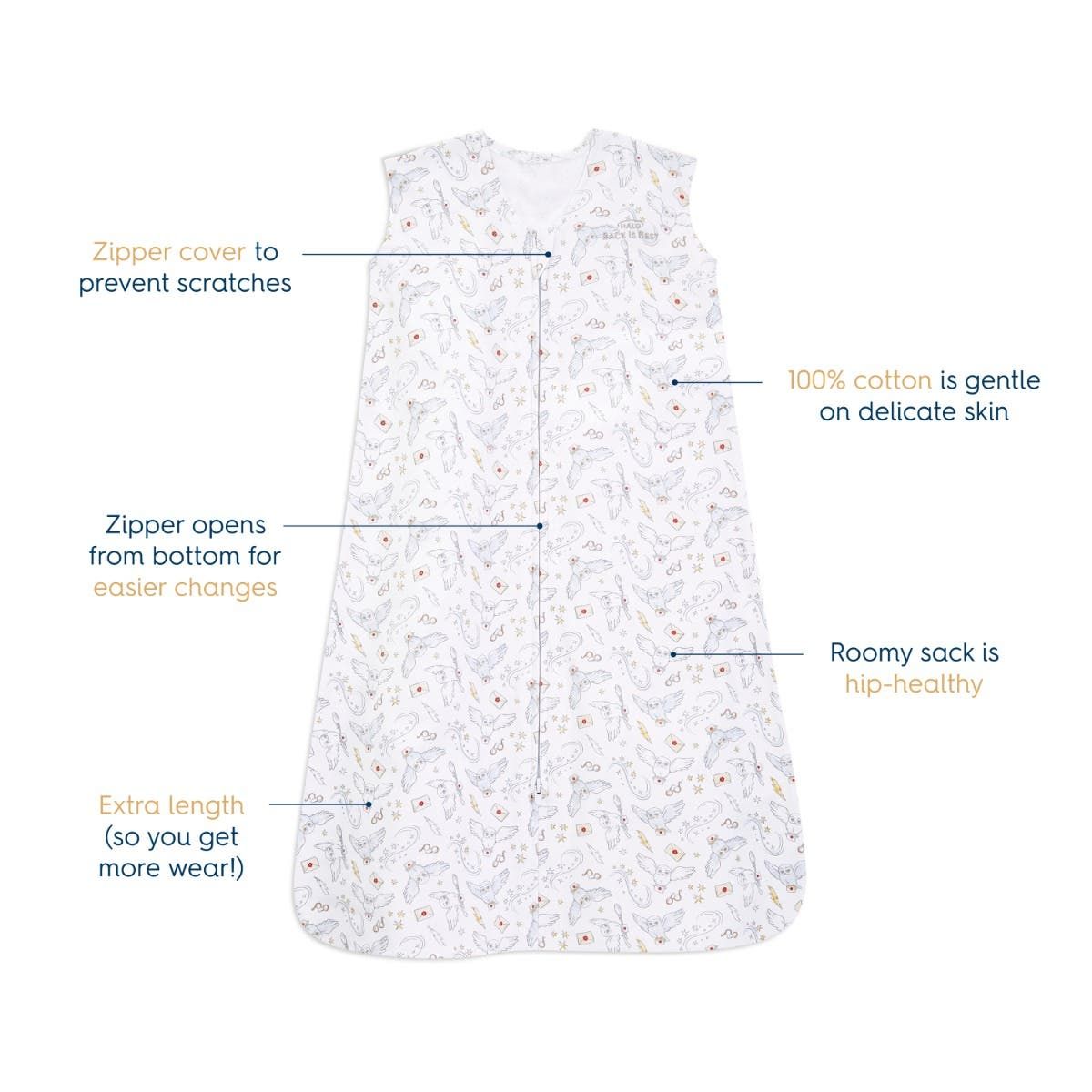 Harry Potter™ Wearable Blanket 100% Cotton Tog 0.5