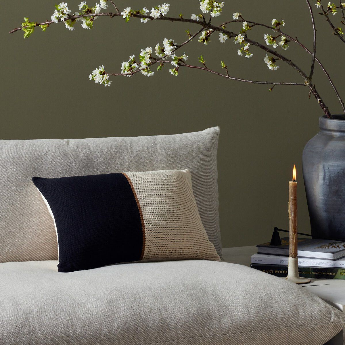 Handwoven Merido Pillow - Black