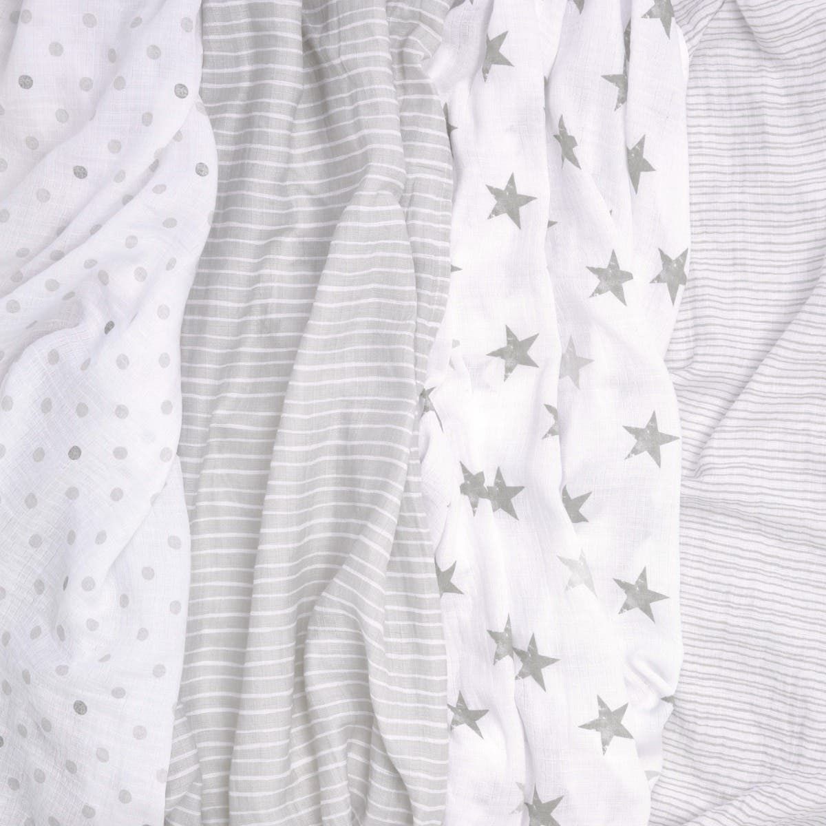 Essentials Cotton Muslin Swaddle Blanket 4 Pack