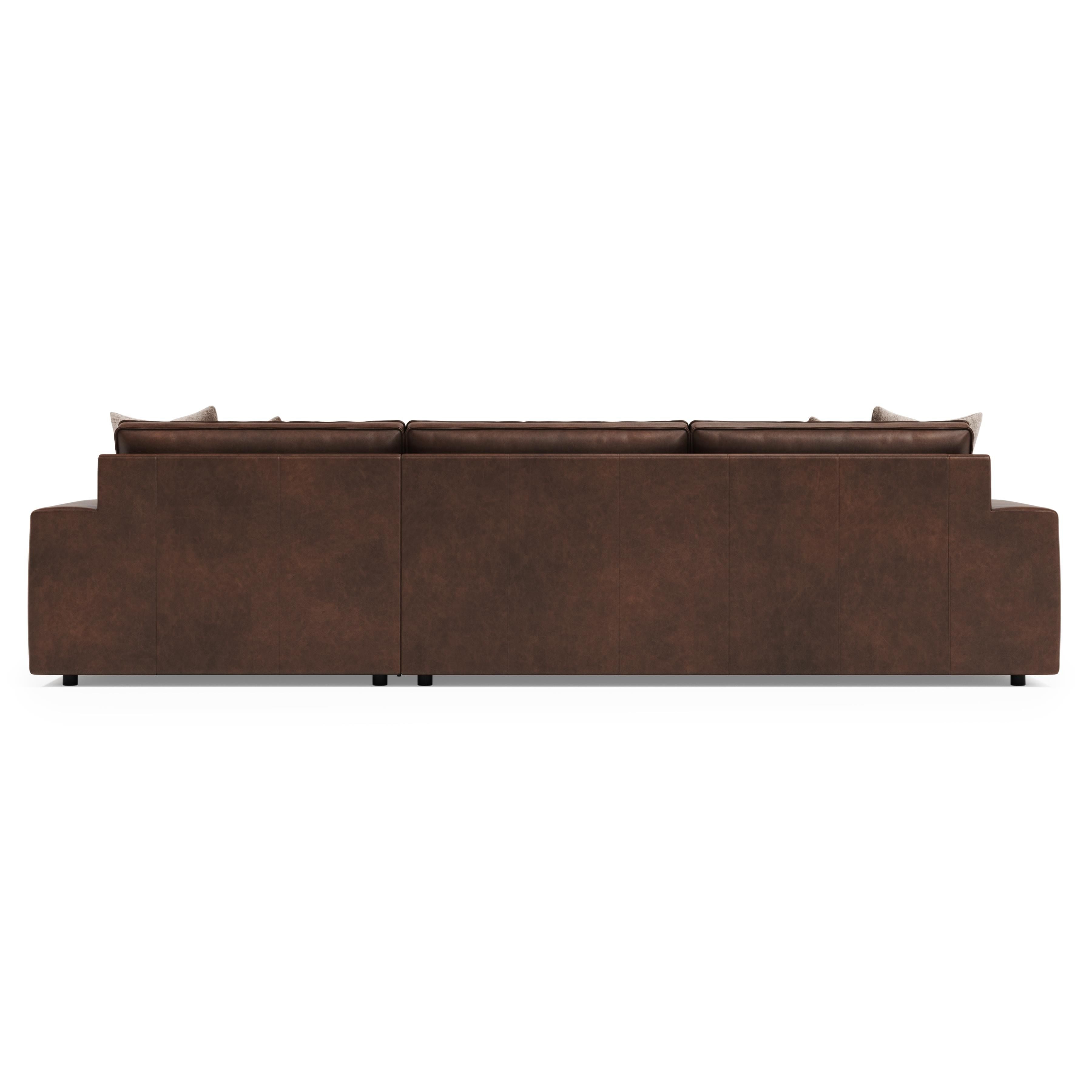 Bernhardt Nest Leather Sectional