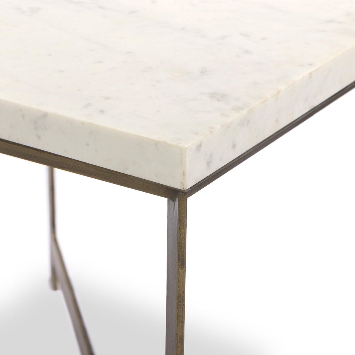 Hammered Iron End Table
