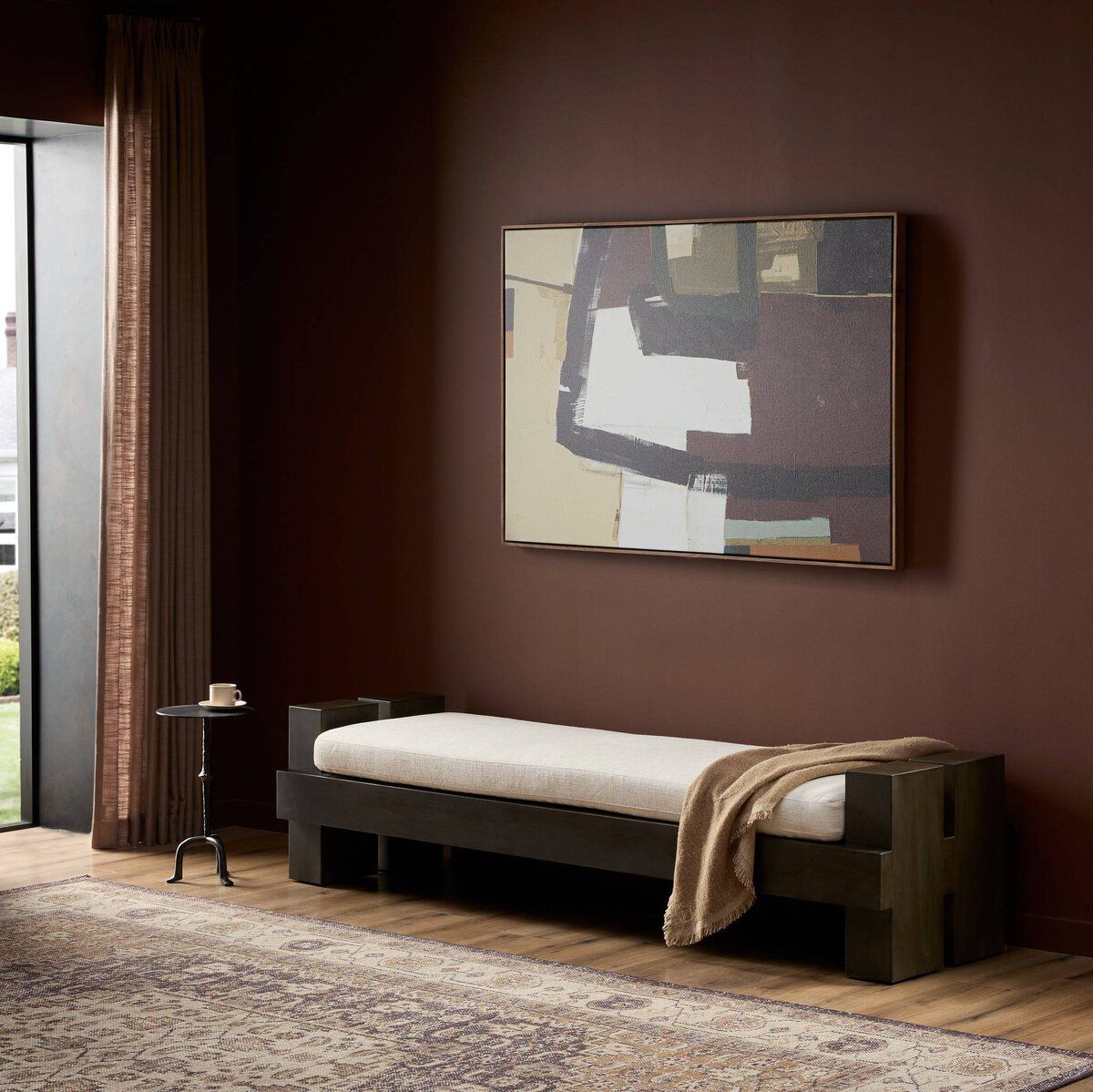 Heavy Wood Accent Bench