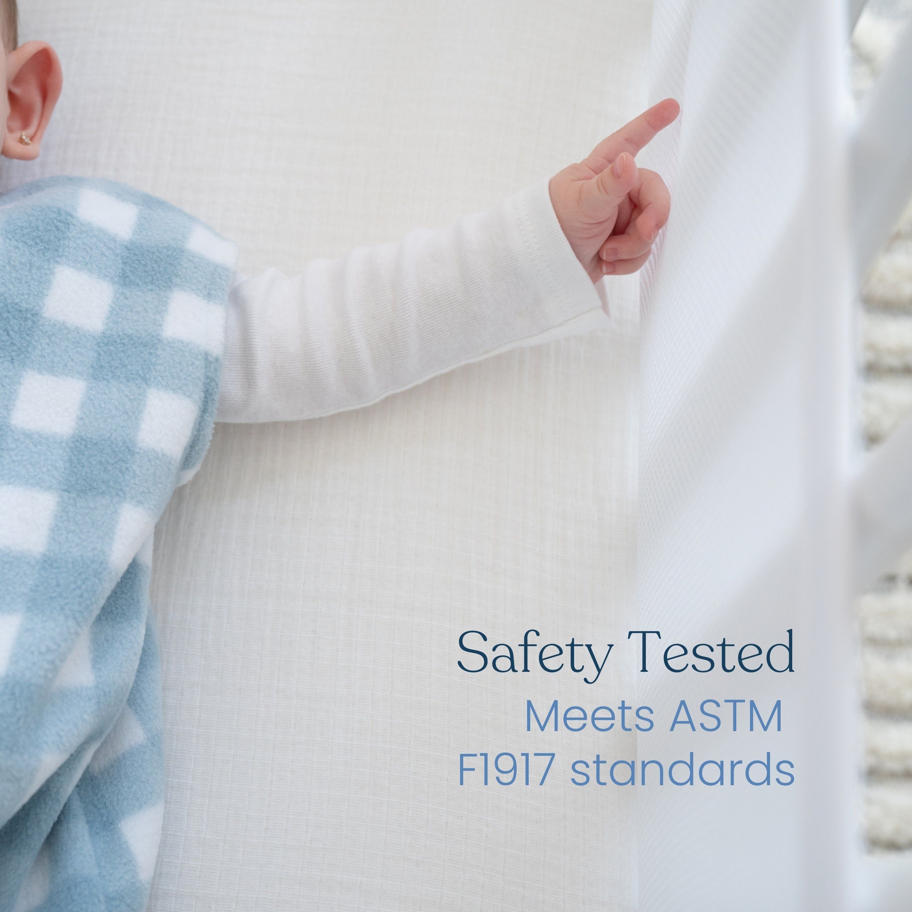 Breathable Mesh Crib Liner for Full Sized Solid End Crib
