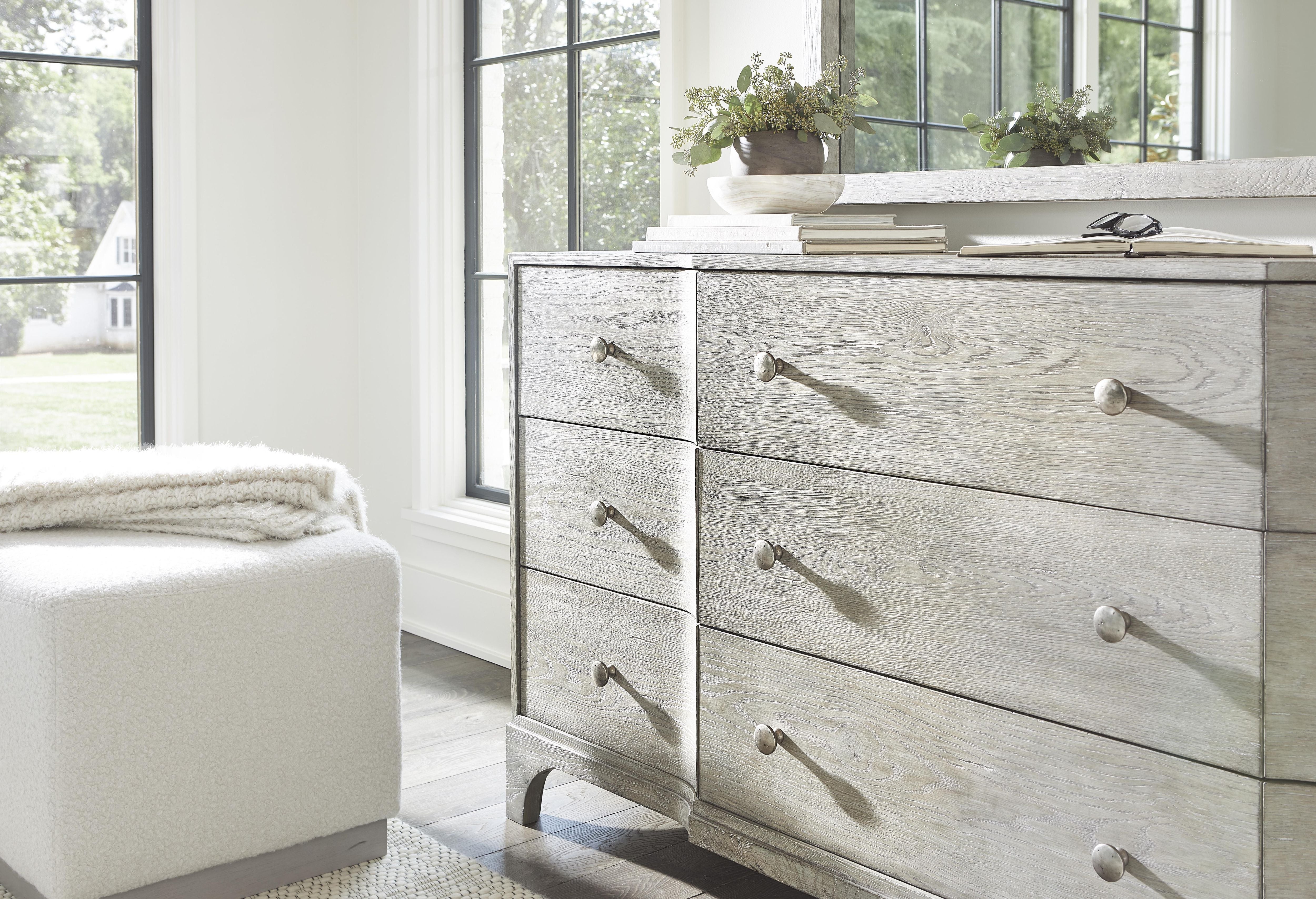 Bernhardt Merino Fabric Cocktail Ottoman