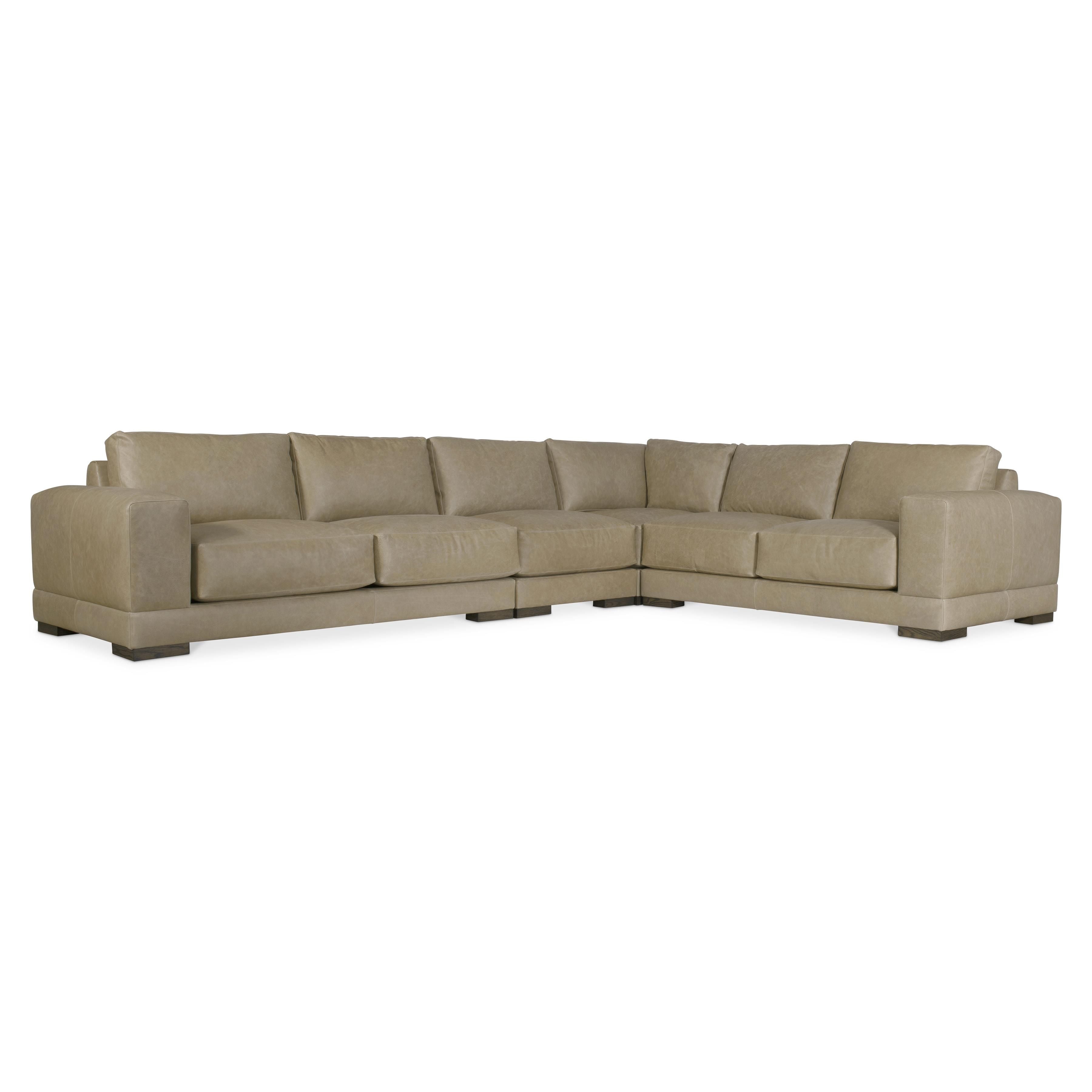 Bernhardt Furniture Lars Leather Sectional