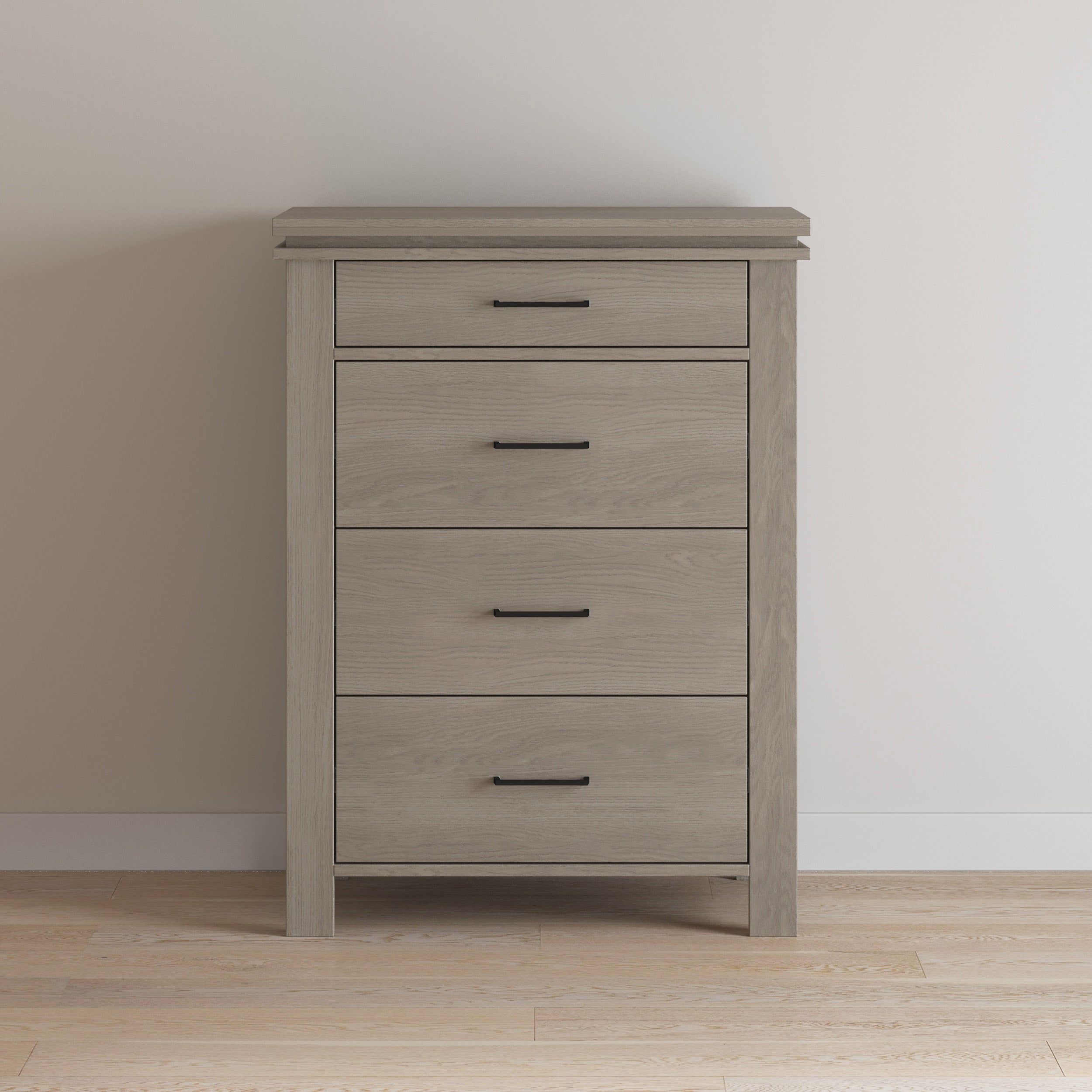 Denman 4 Drawer Chest, Crescent Gray