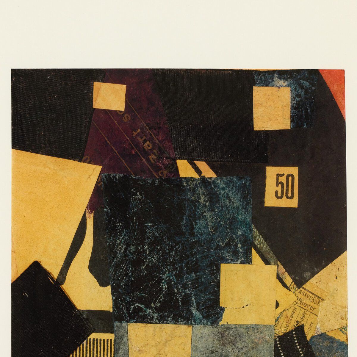 Merz Composition By Kurt Schwitters
