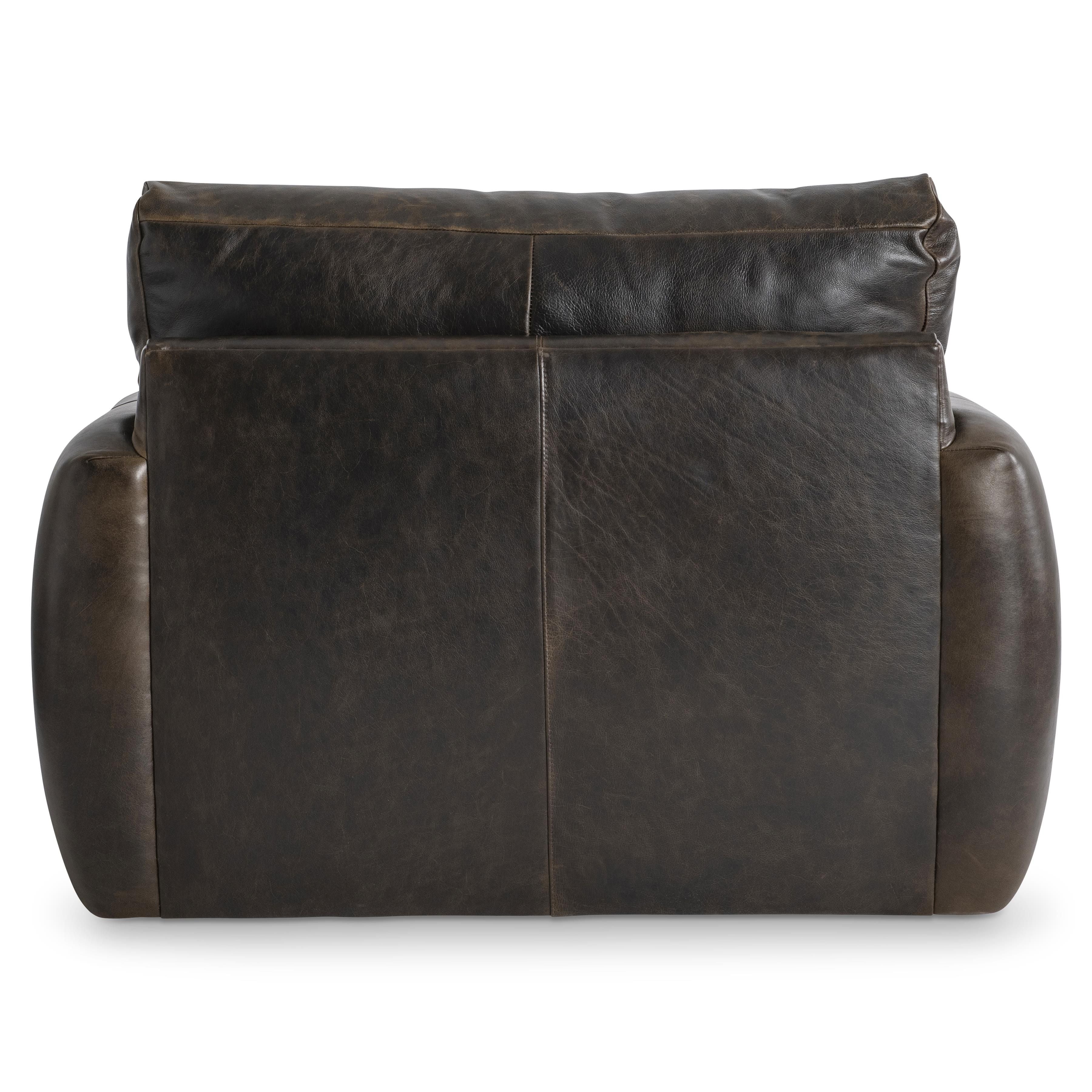 Bernhardt Furniture Cameron Leather Swivel Chair