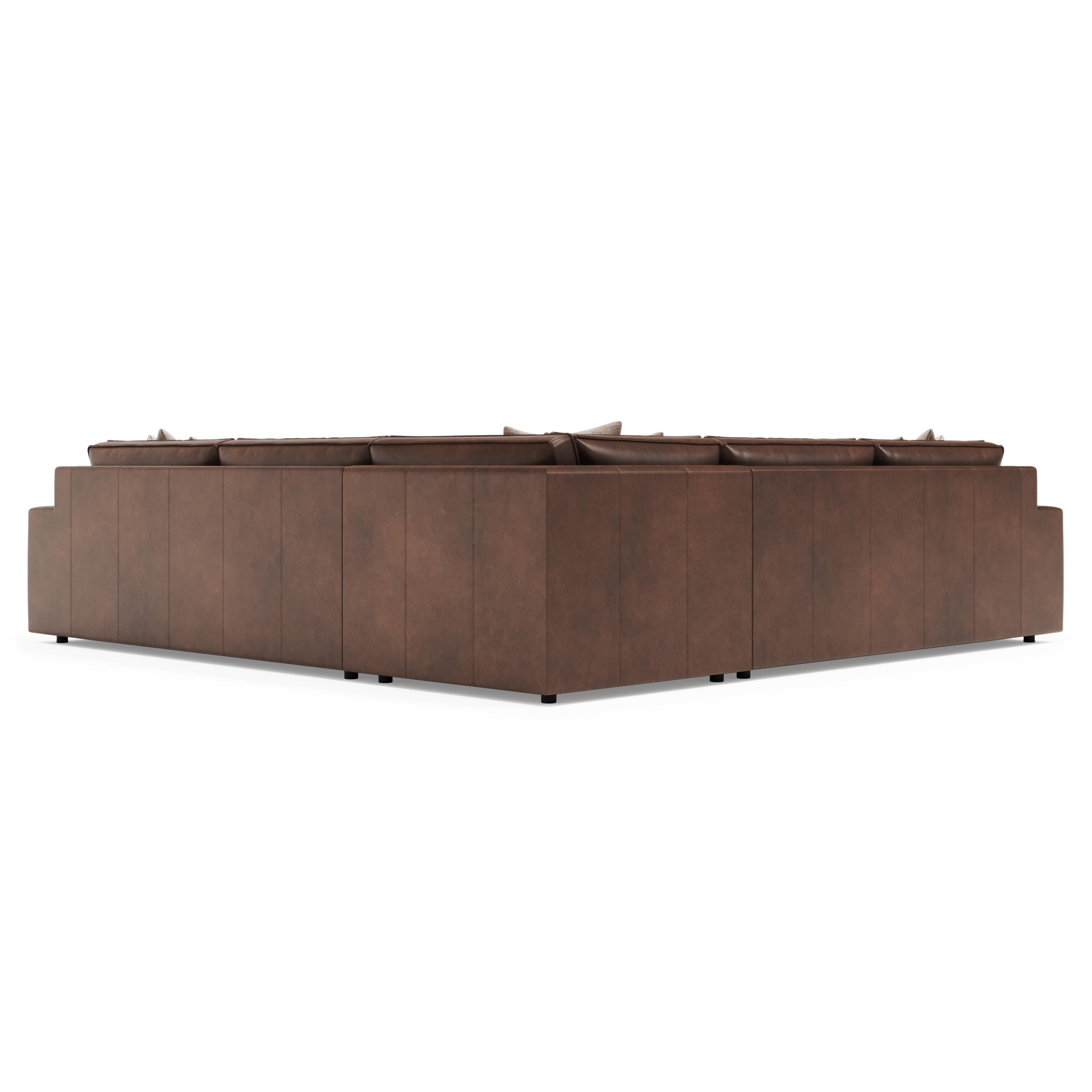 Bernhardt Furniture – Nest Leather Sectional