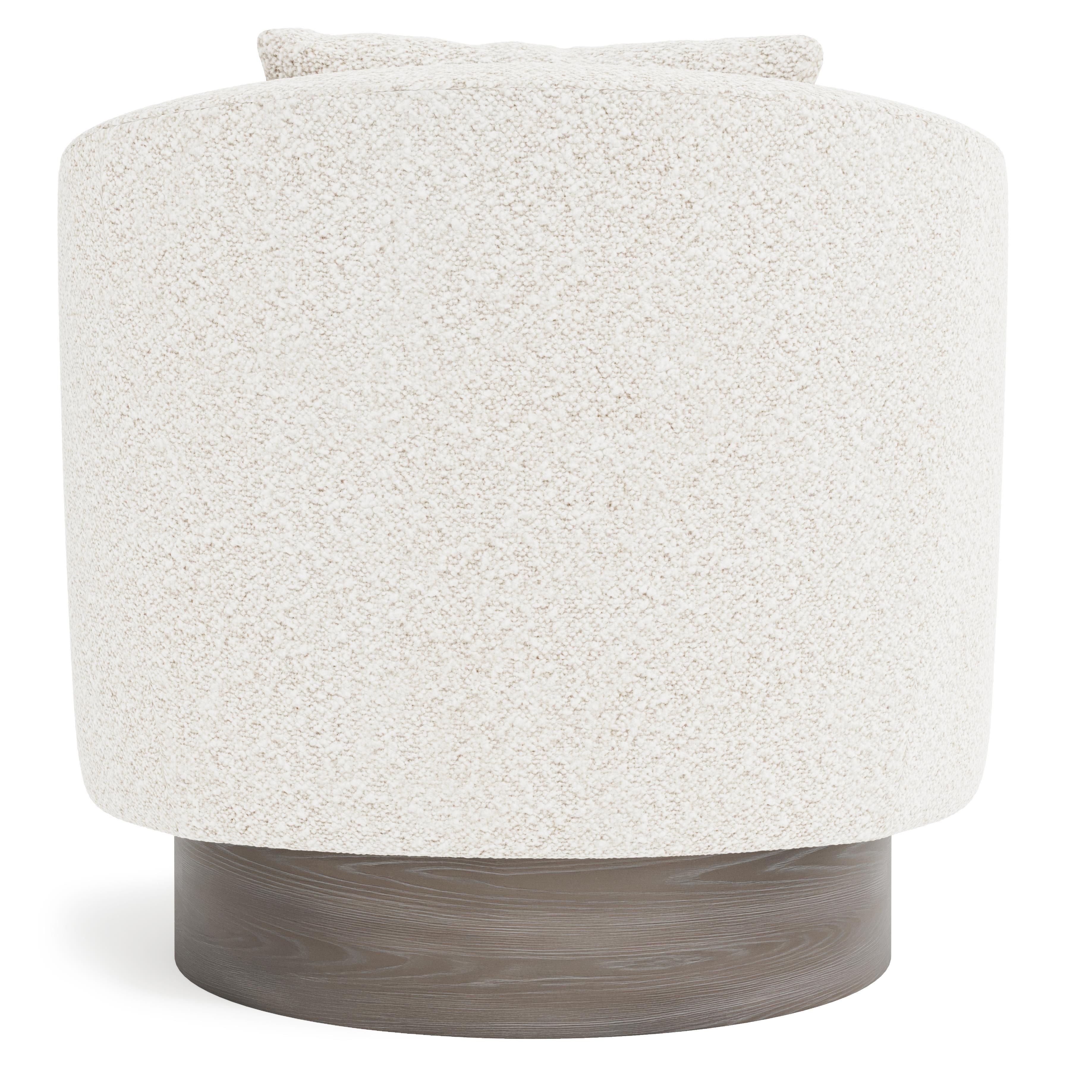 Bernhardt Furniture Camino Fabric Swivel Chair