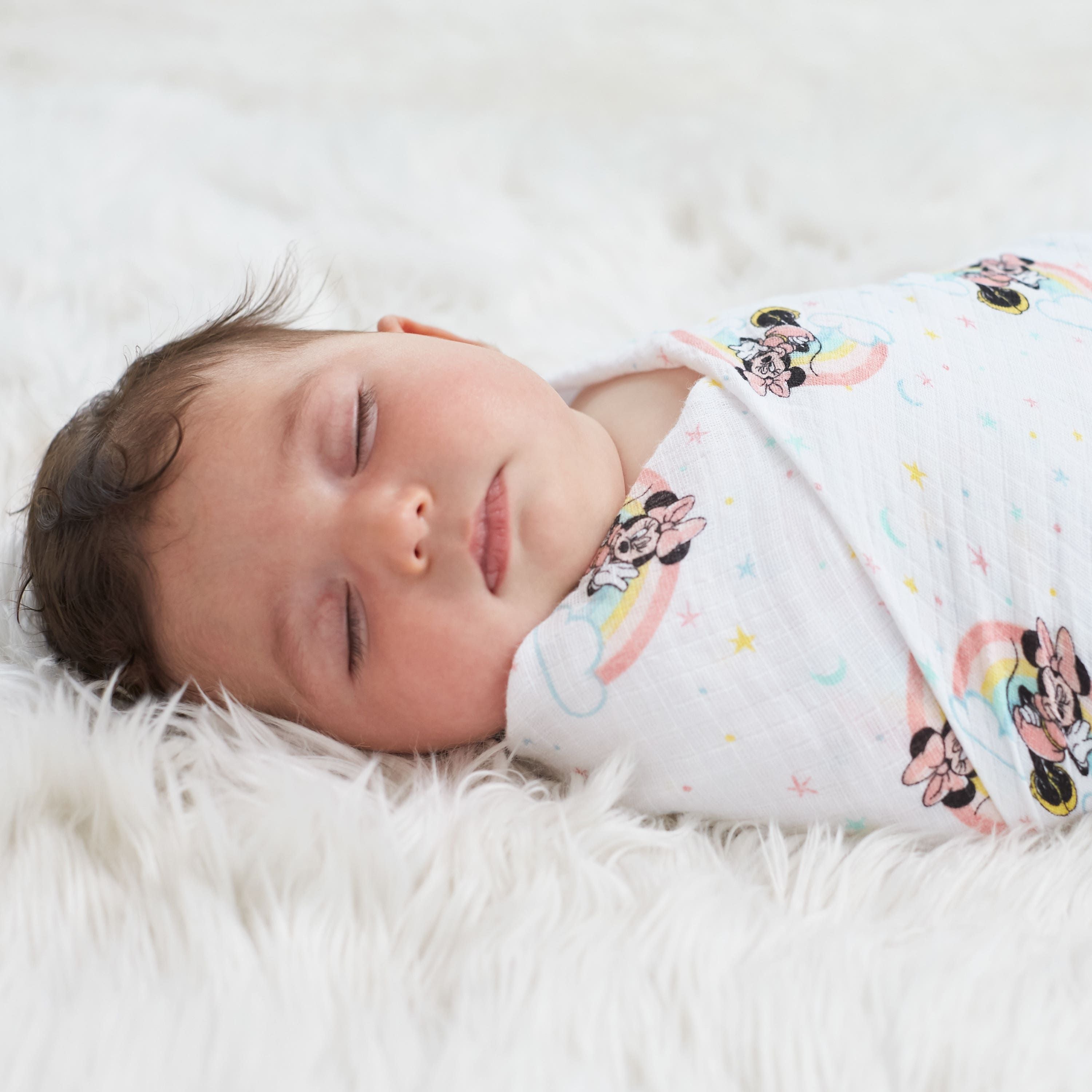 Disney™ Essentials Cotton Muslin Swaddle Blanket 4 Pack