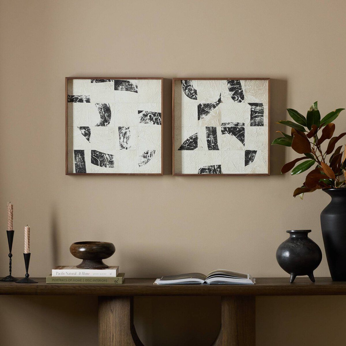 Bits & Pieces Diptych By Douglas Galloway