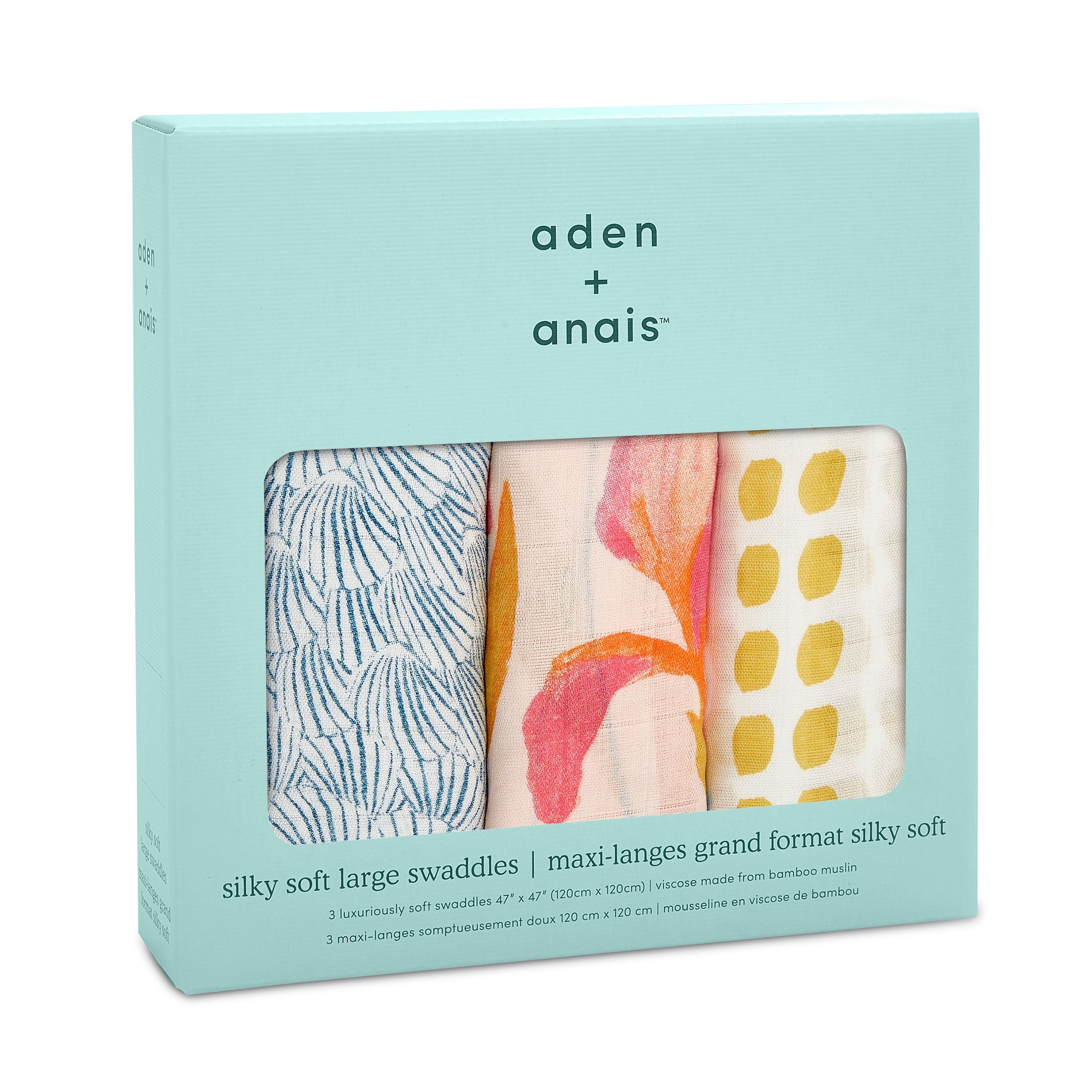 Boutique Silky Soft Swaddle Blanket 3 Pack