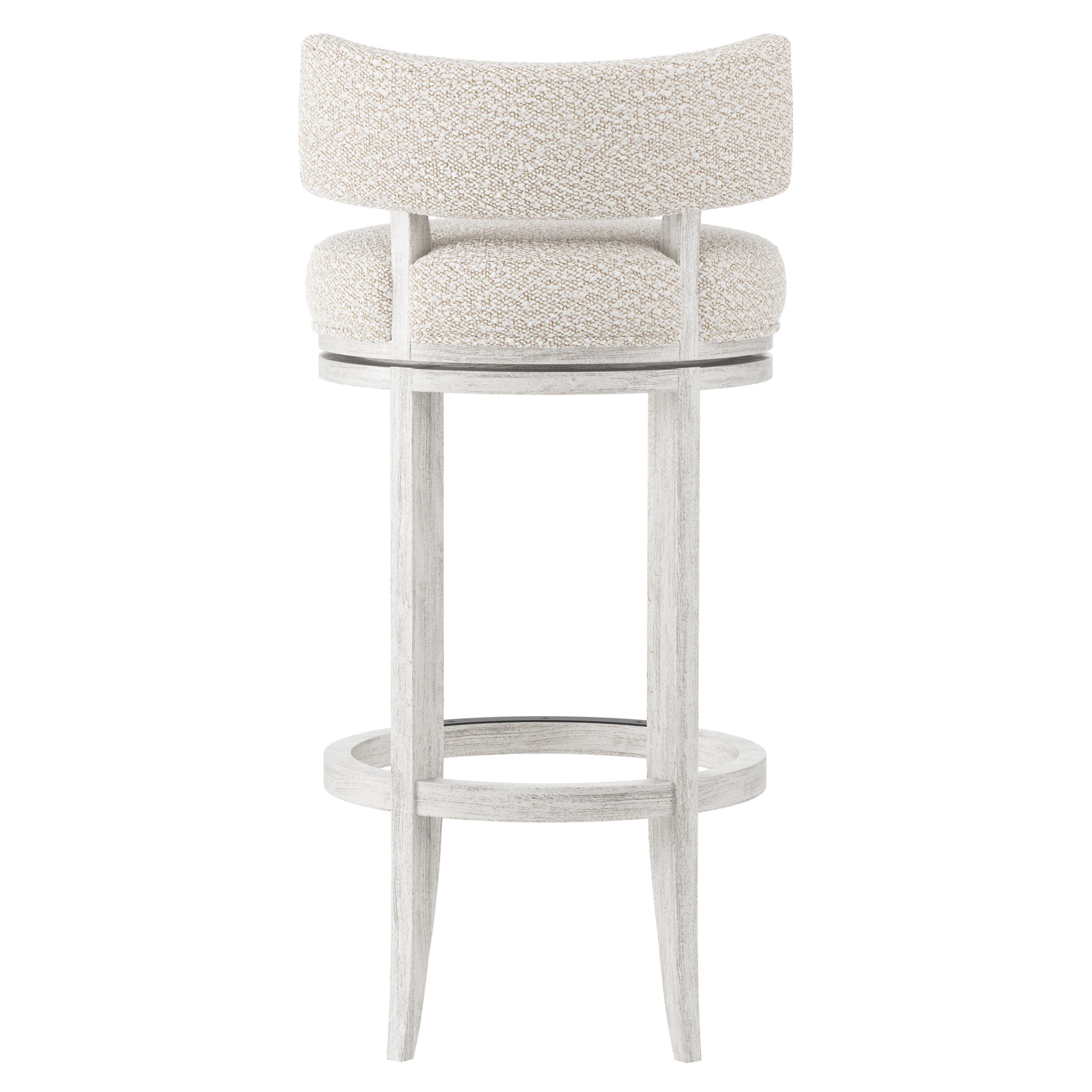 Bernhardt Furniture Hirsch Fabric Bar Stool