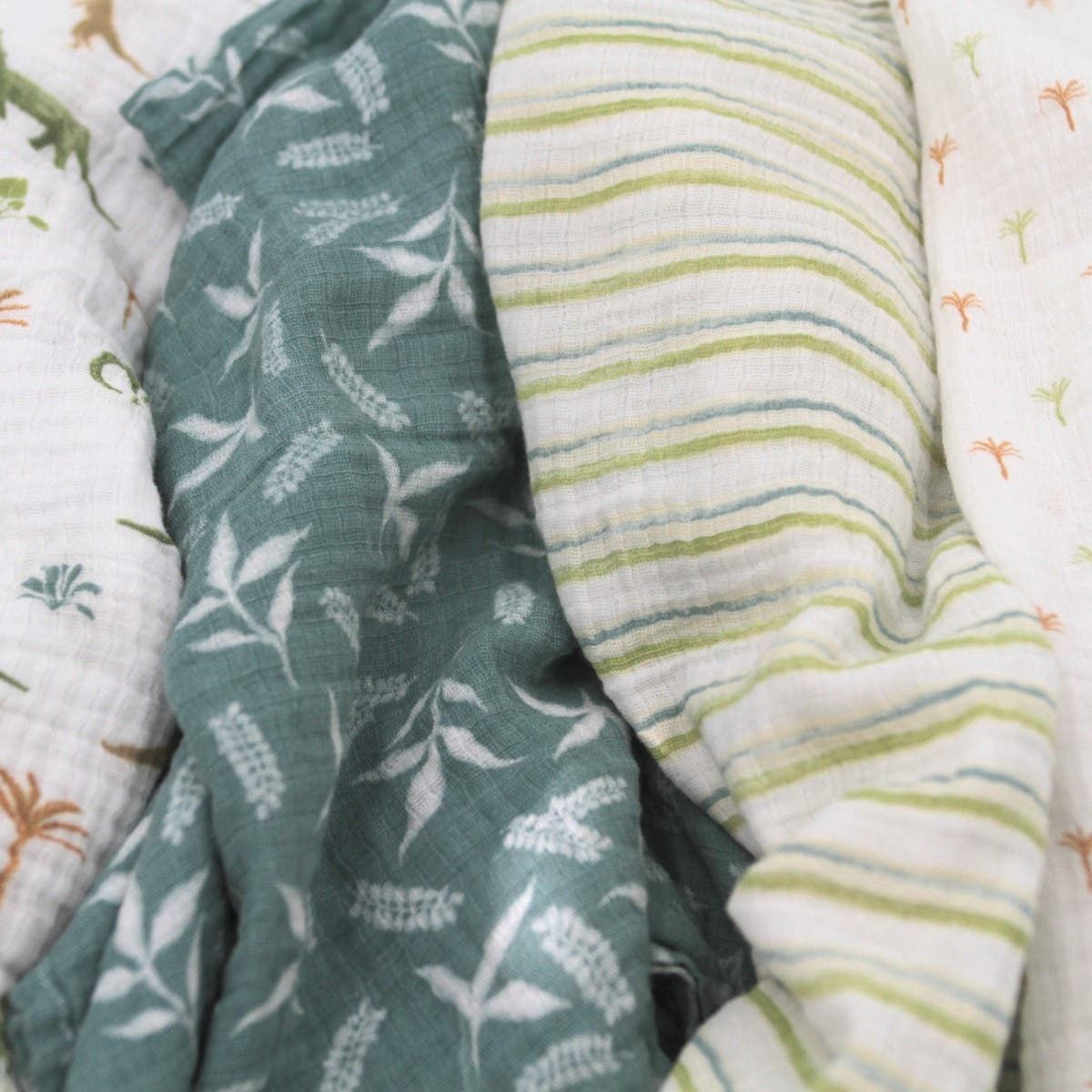 Essentials Cotton Muslin Swaddle Blanket 4 Pack