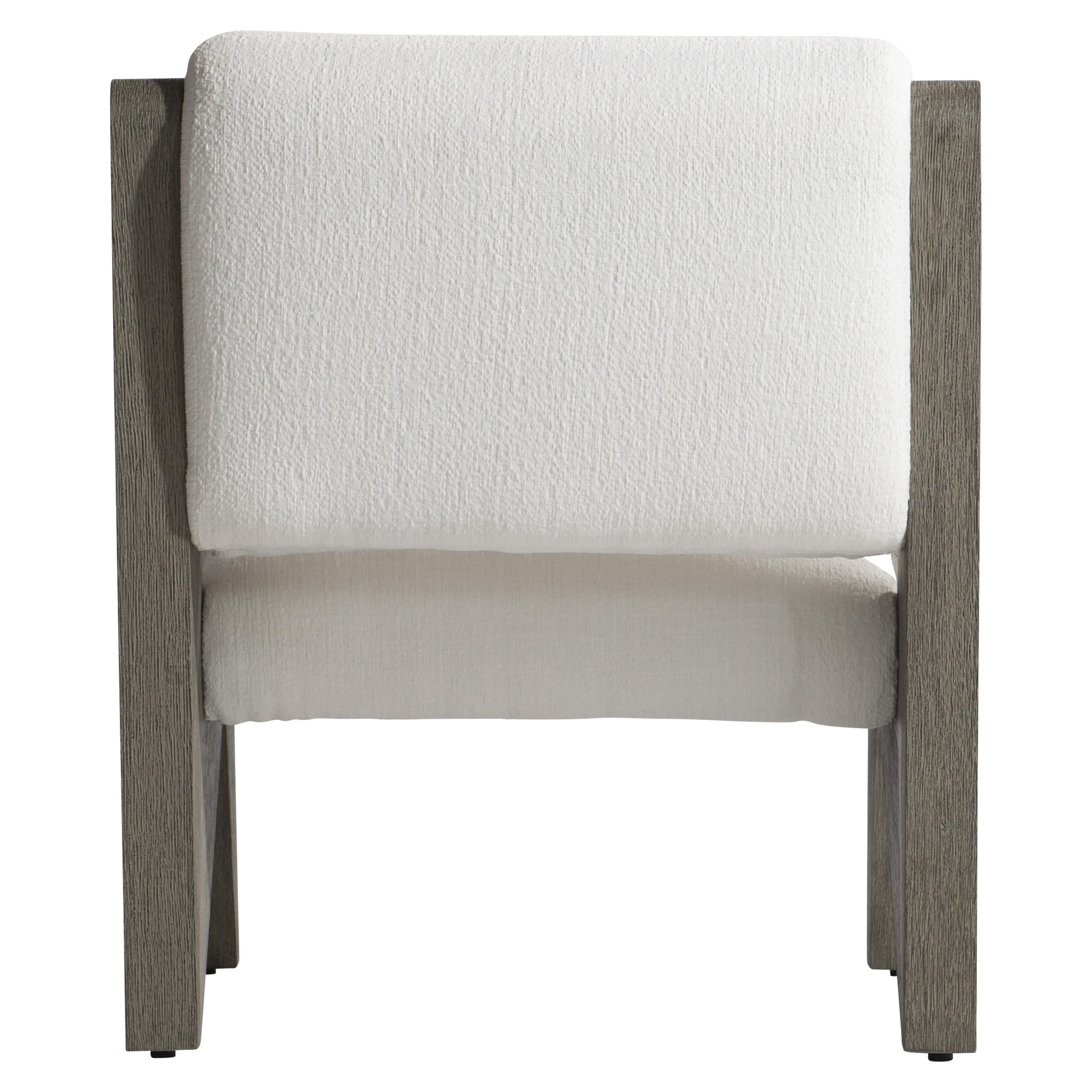 Bernhardt Hermosa Outdoor Chair with Weathered Teak Frame