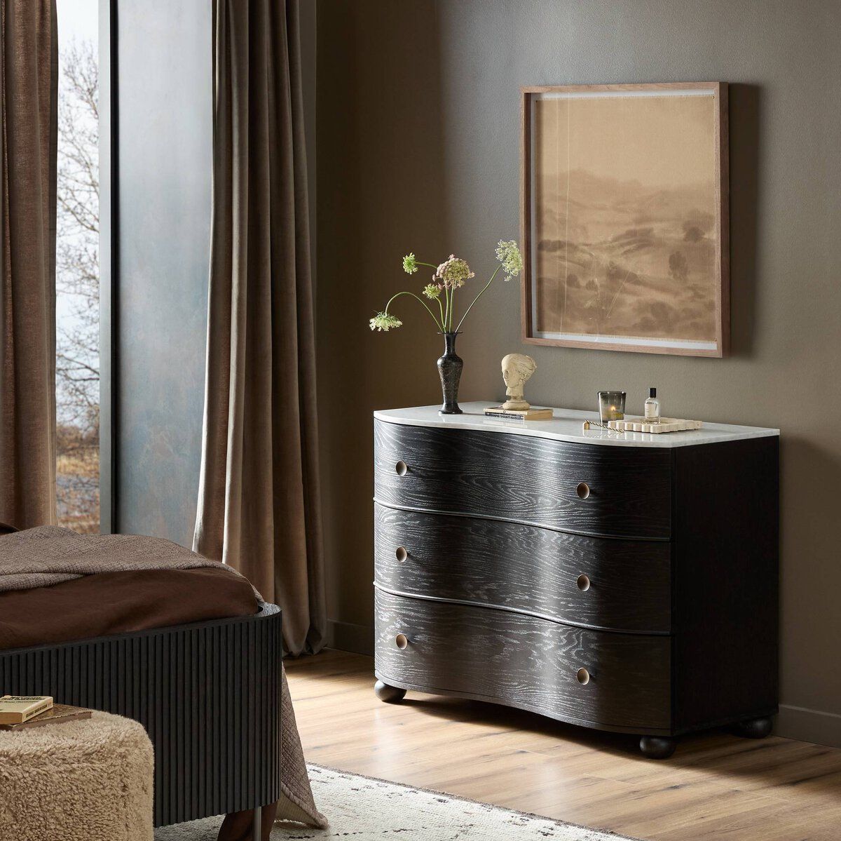 Tiago Marble Chest