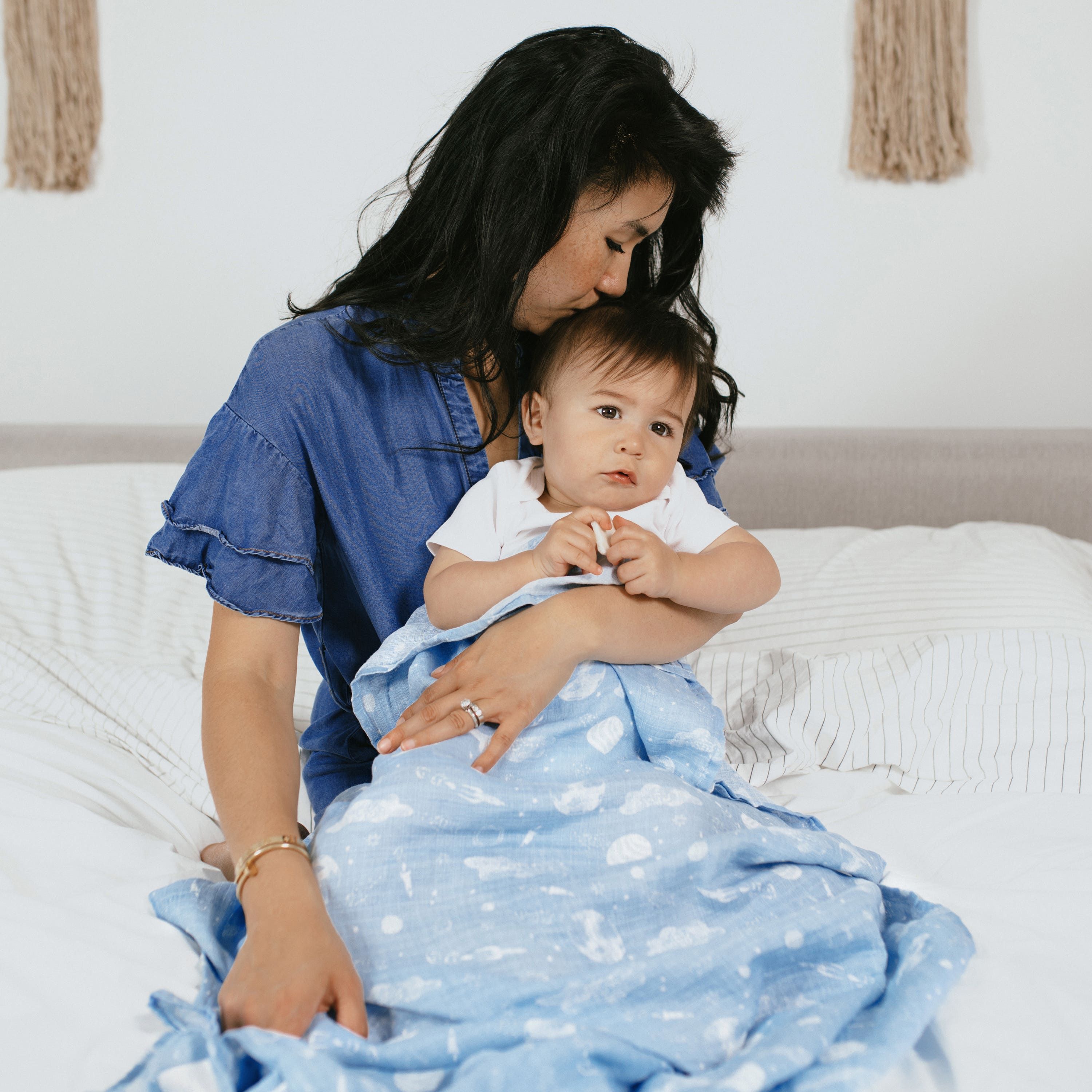 Essentials Cotton Muslin Swaddle Blanket 4 Pack