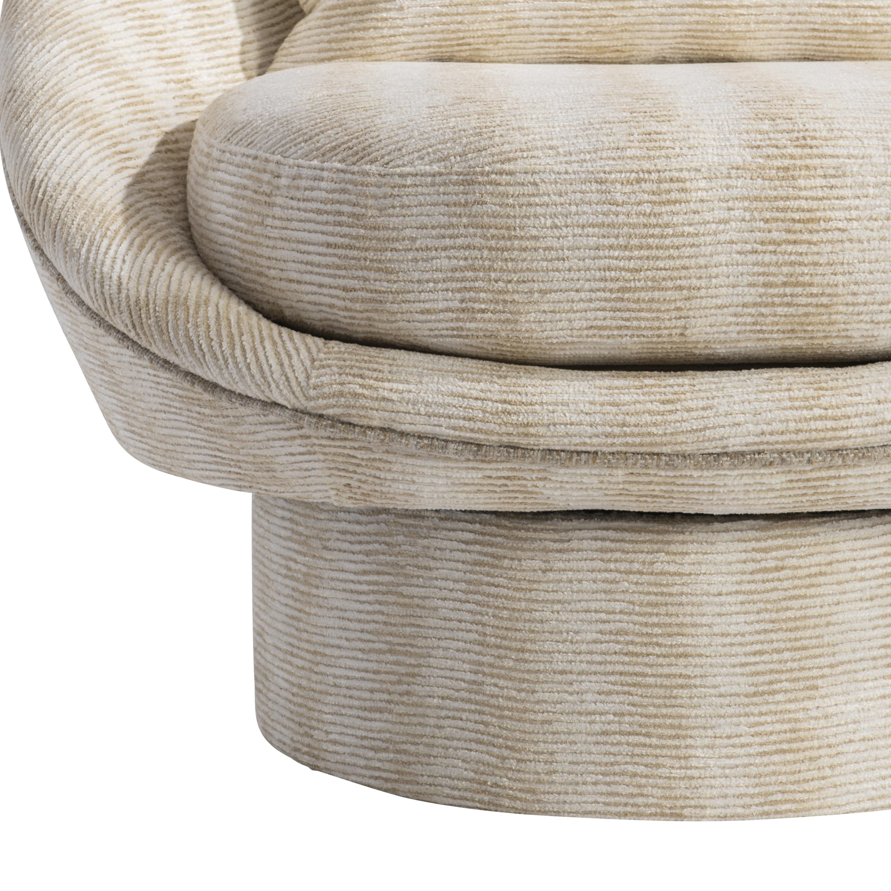 Bernhardt Lucia Fabric Swivel Chair
