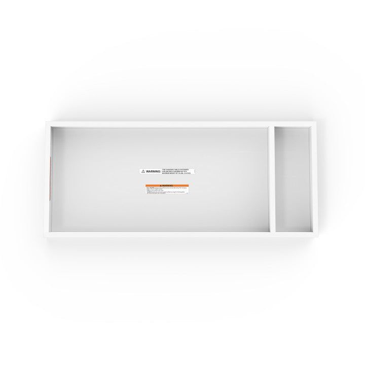 Universal Changing Table Topper, Matte White