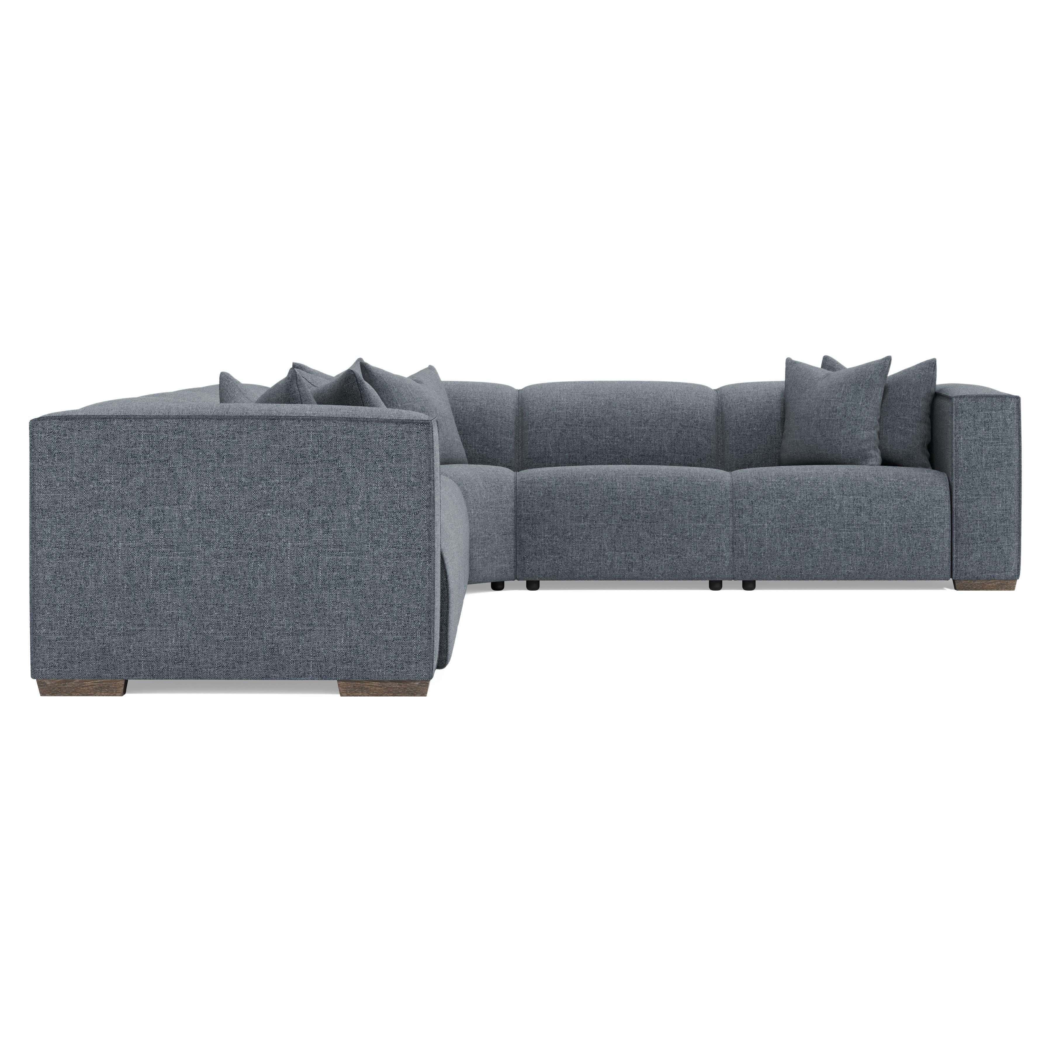 Bernhardt Bliss Fabric Power Motion Sectional