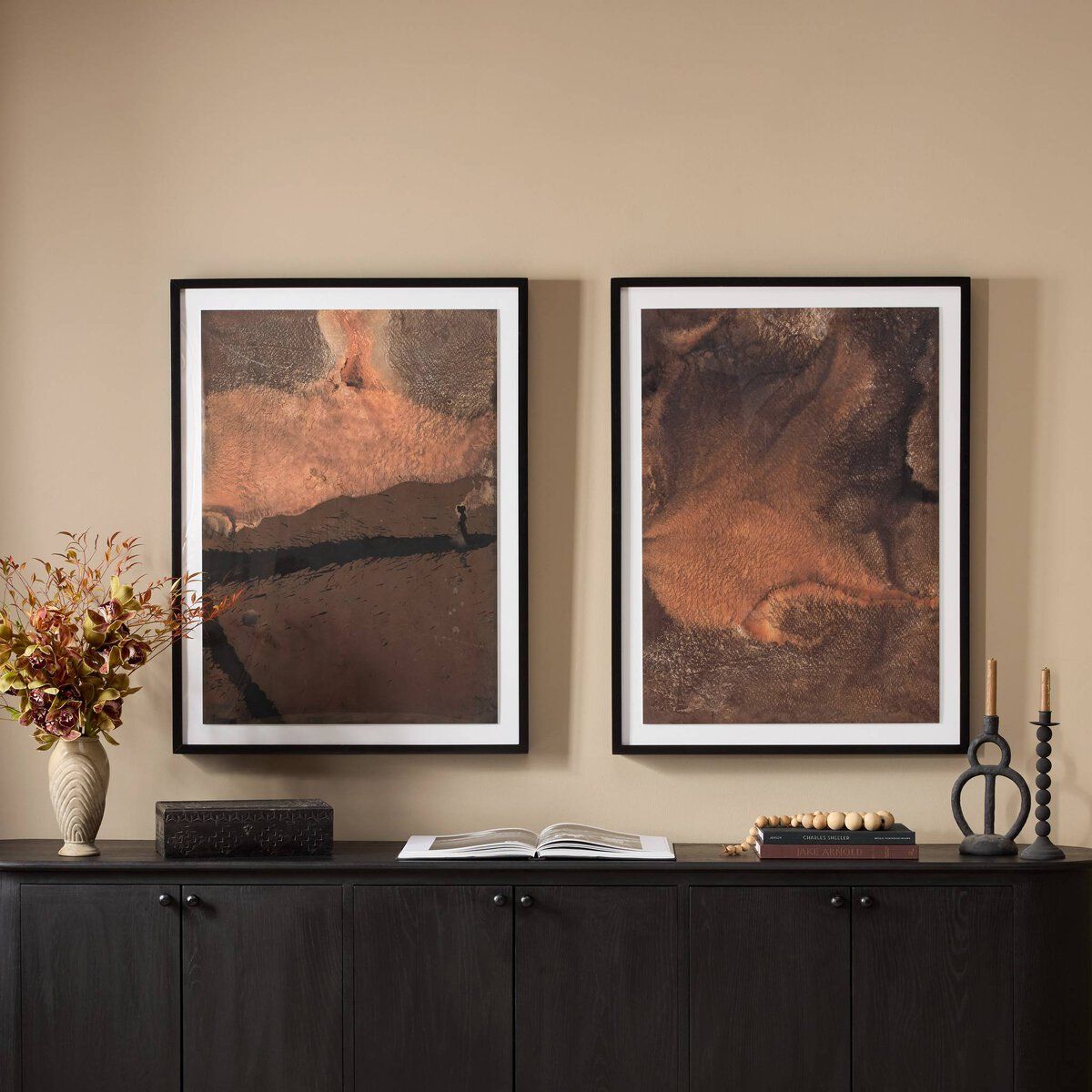Deep Earth Diptych By Brooke Noel Morgan