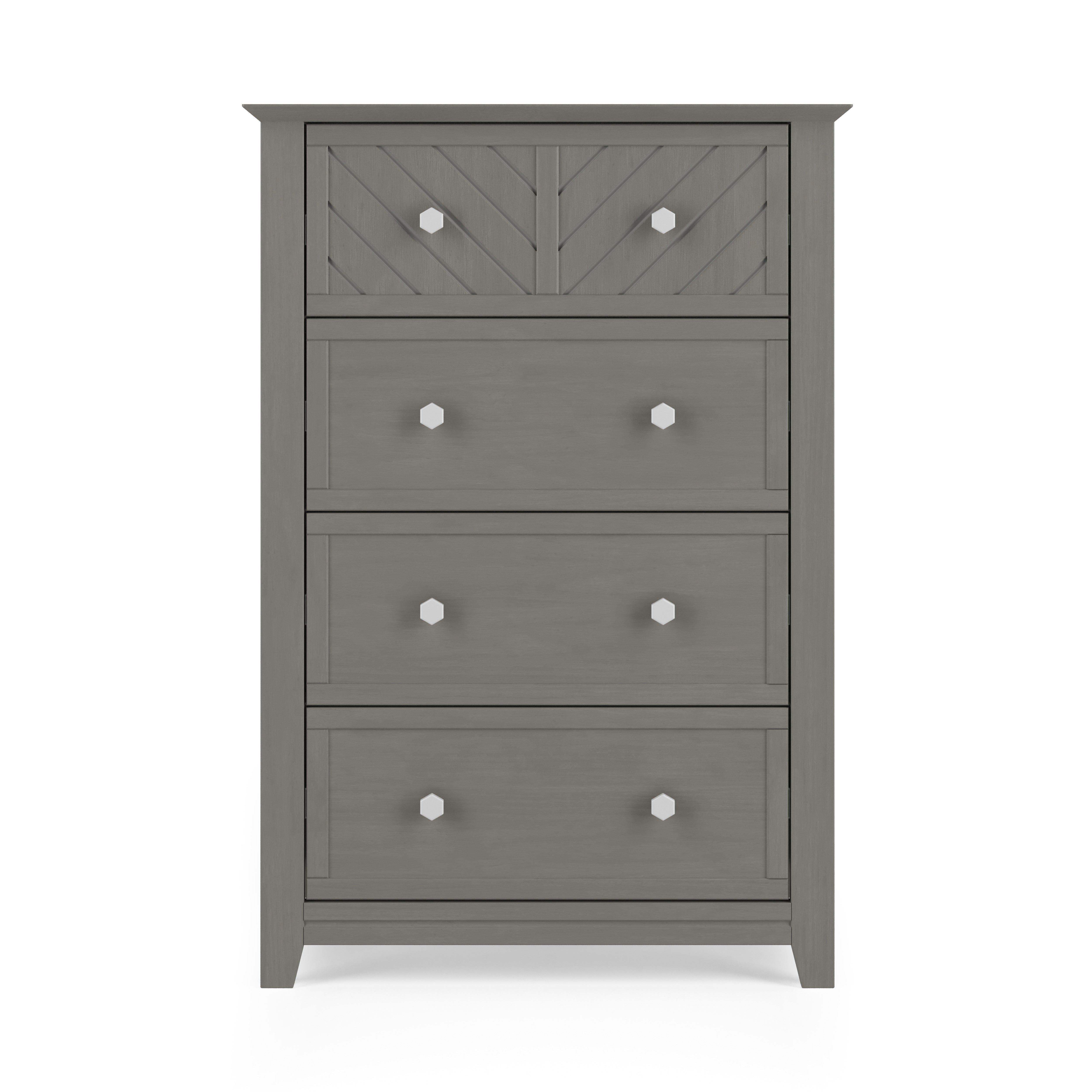 Atwood 4-Drawer Chest, Lunar Gray