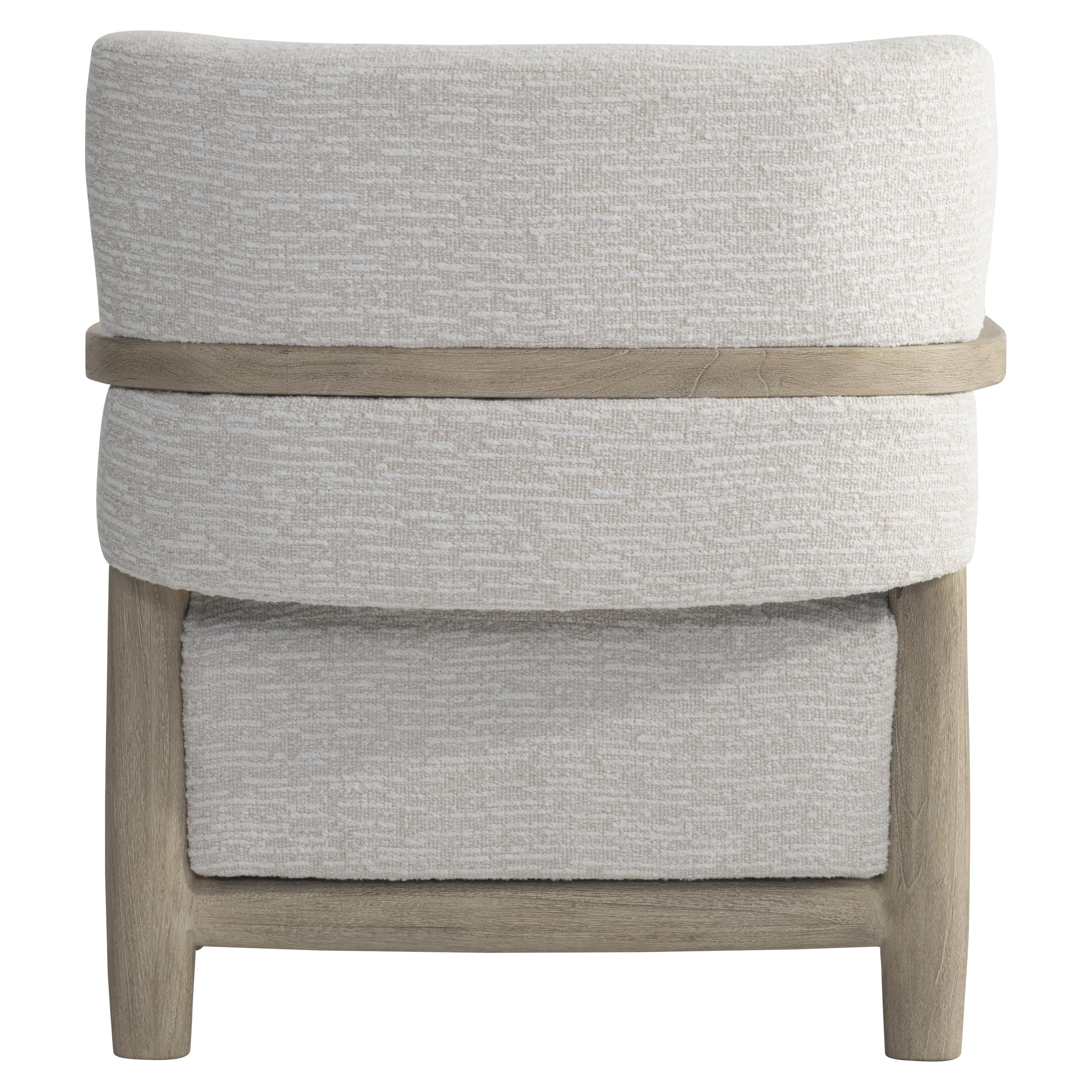 Bernhardt Layton Outdoor Chair with Teak Frame and Upholstered Back