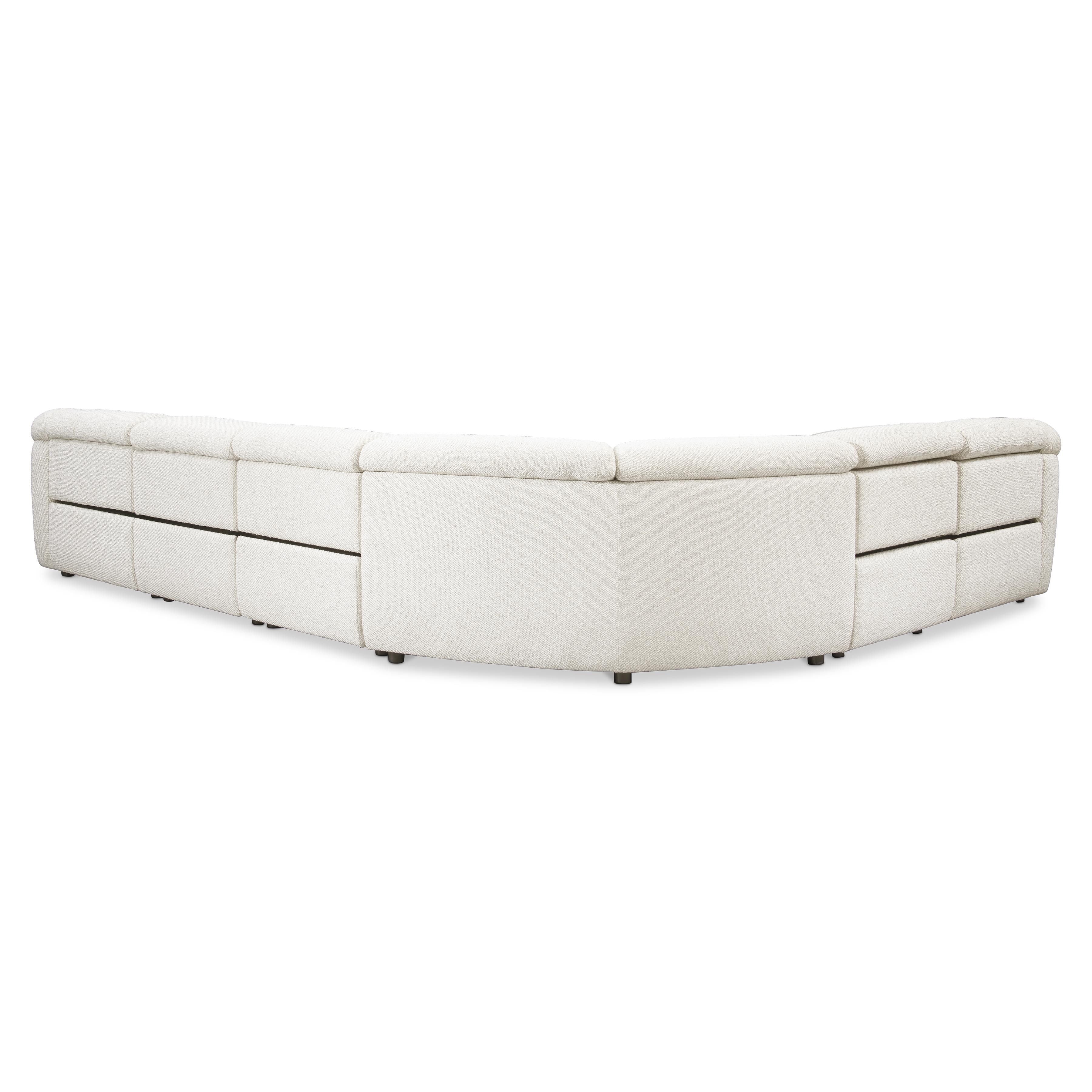 Bernhardt Furniture – Massimo Fabric Power Motion Sectional