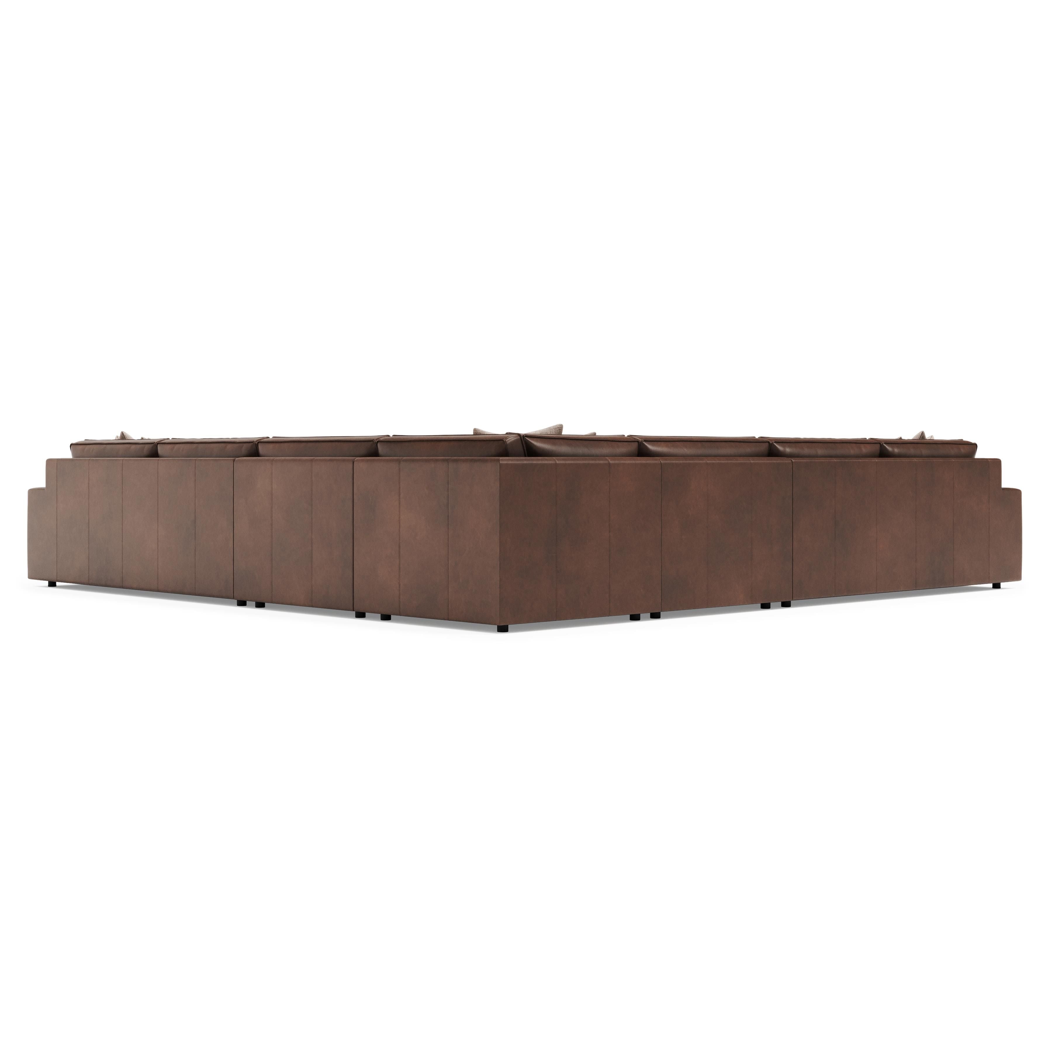 Bernhardt Furniture Nest Leather Sectional