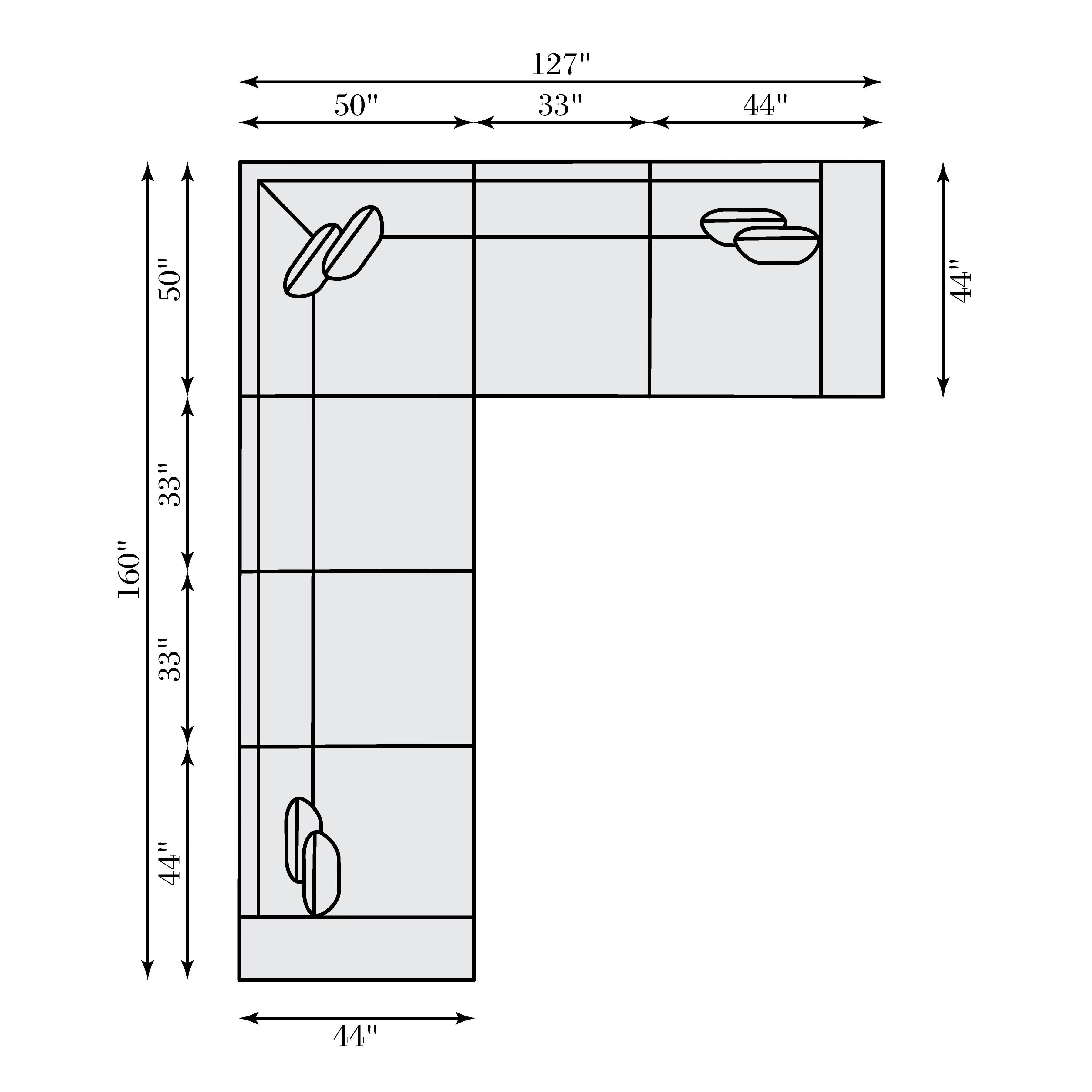 Bernhardt Furniture Bliss Fabric Power Motion Sectional