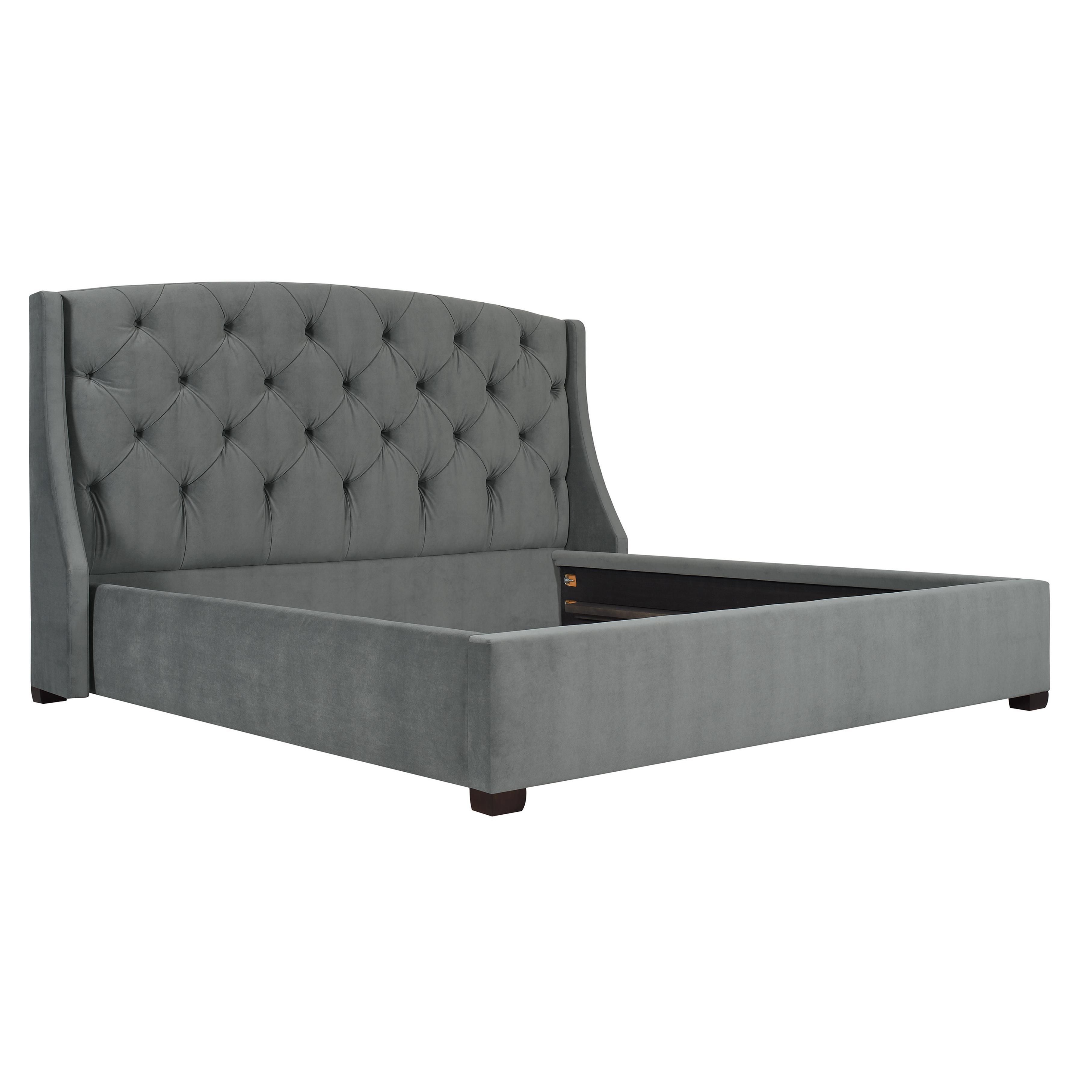 Bernhardt Furniture – Jordan Fabric Storage Shelter Bed King