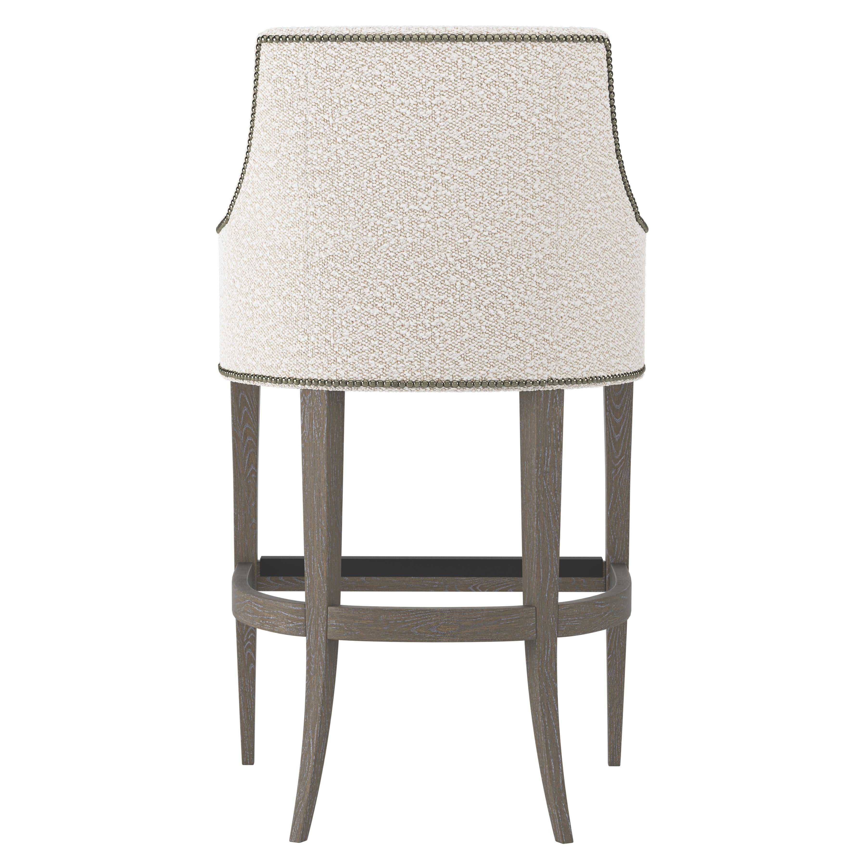 Bernhardt Furniture Keeley Fabric Bar Stool