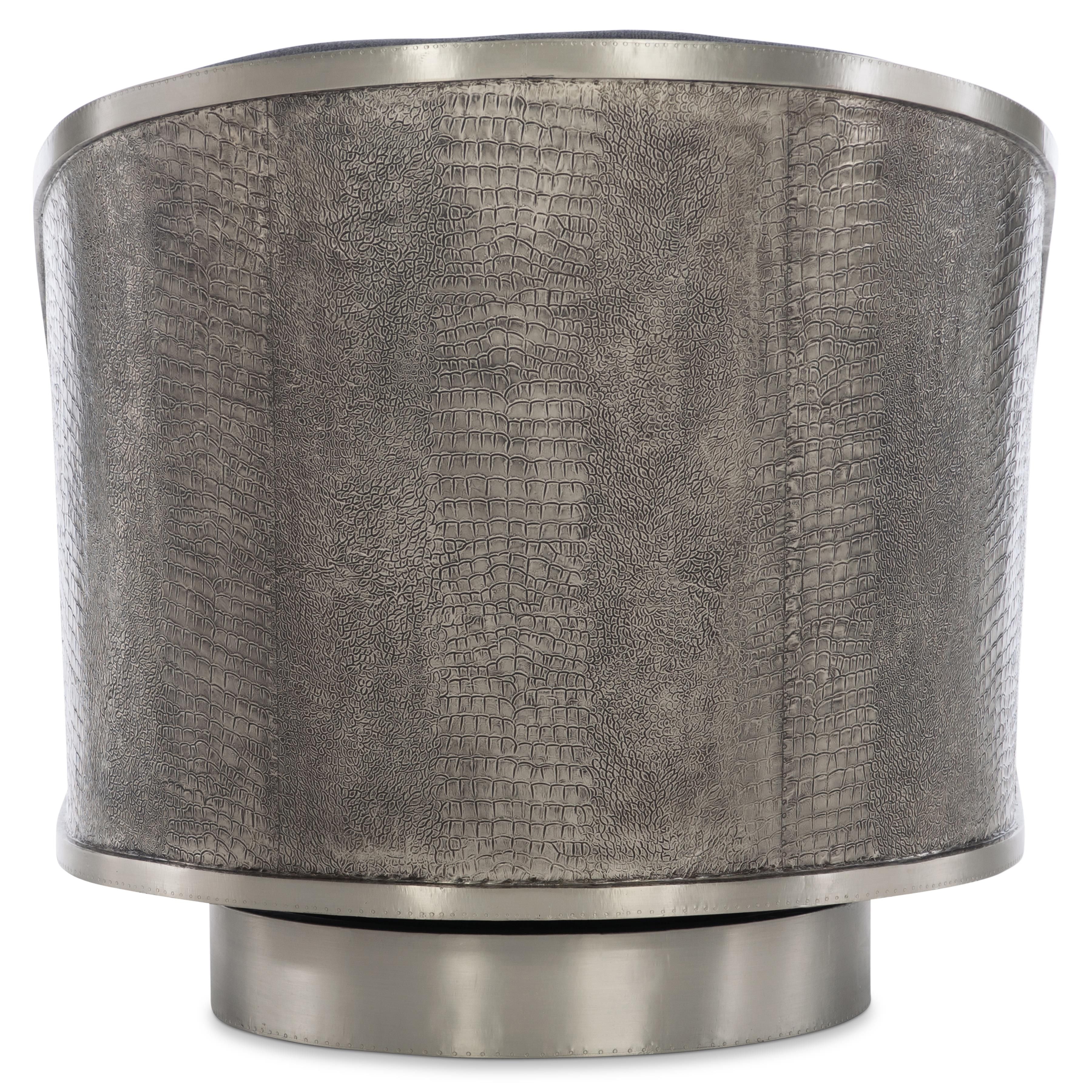 Bernhardt Furniture Miles Fabric Swivel Chair