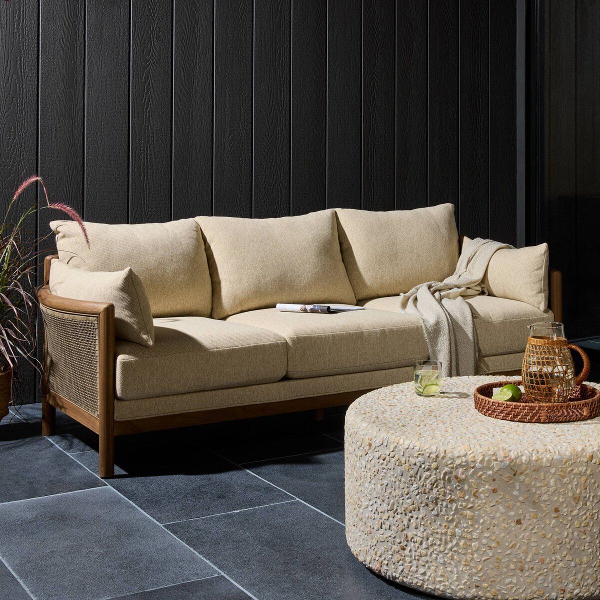 Barbosa Outdoor Sofa-86"