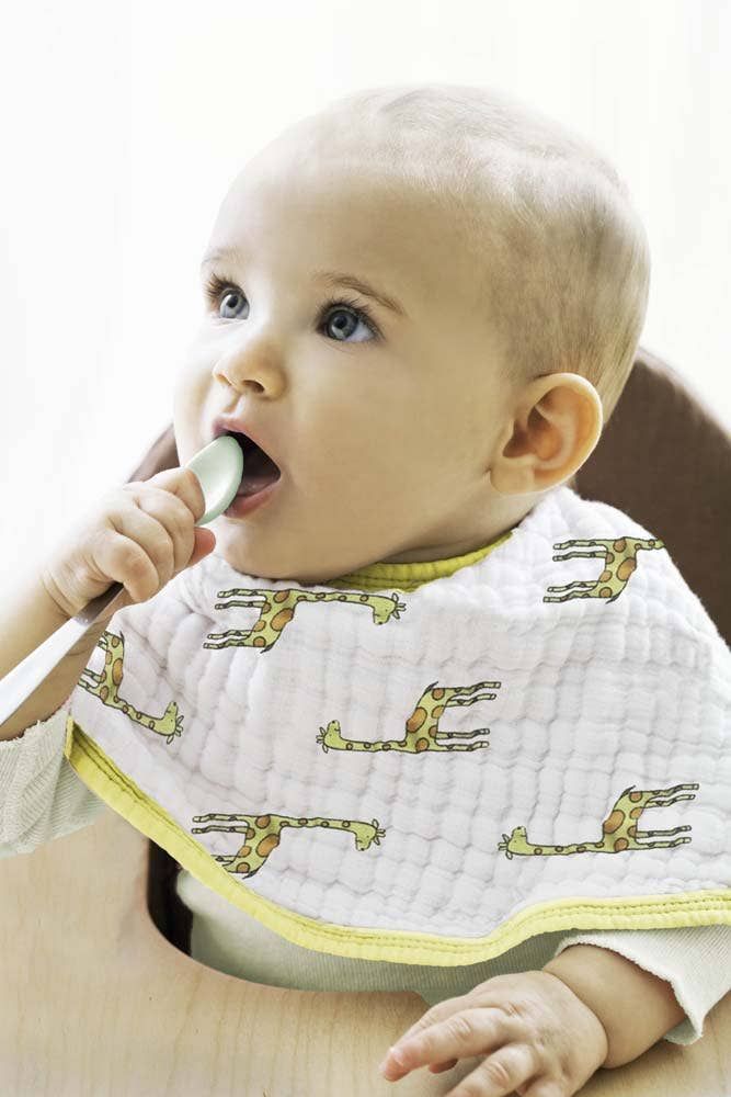 Boutique 100% Cotton Muslin Burpy Bibs 2 Pack