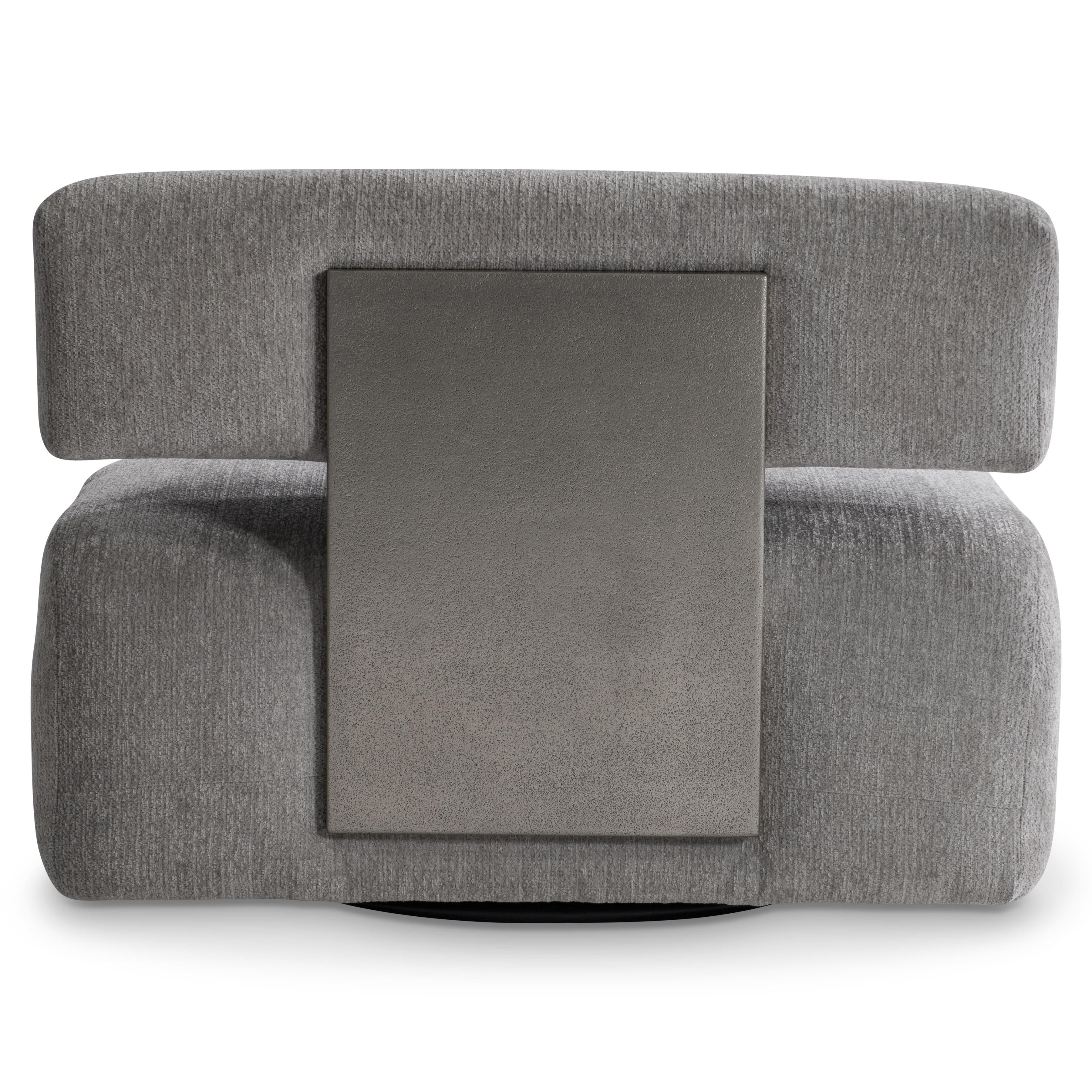 Bernhardt Paley Fabric Swivel Chair