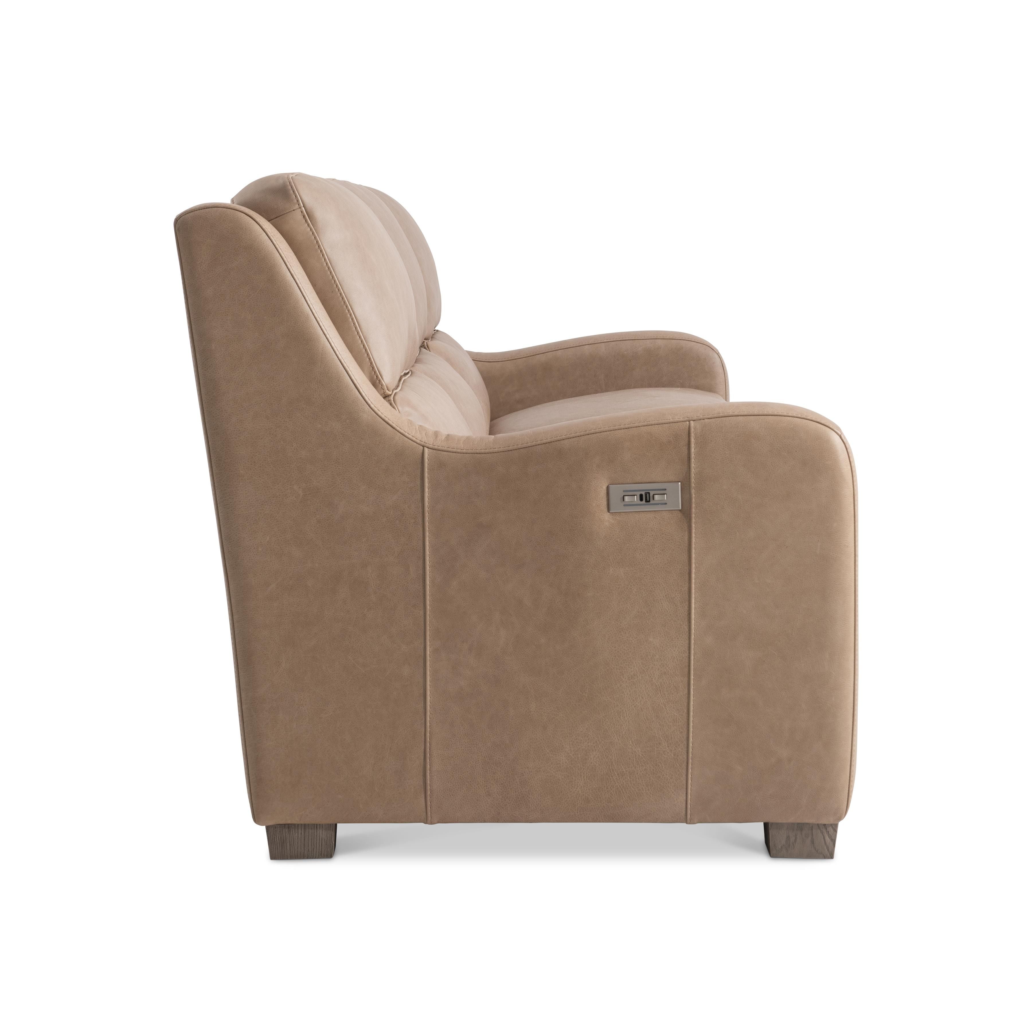 Bernhardt Furniture Ventura Leather Power Motion Sofa