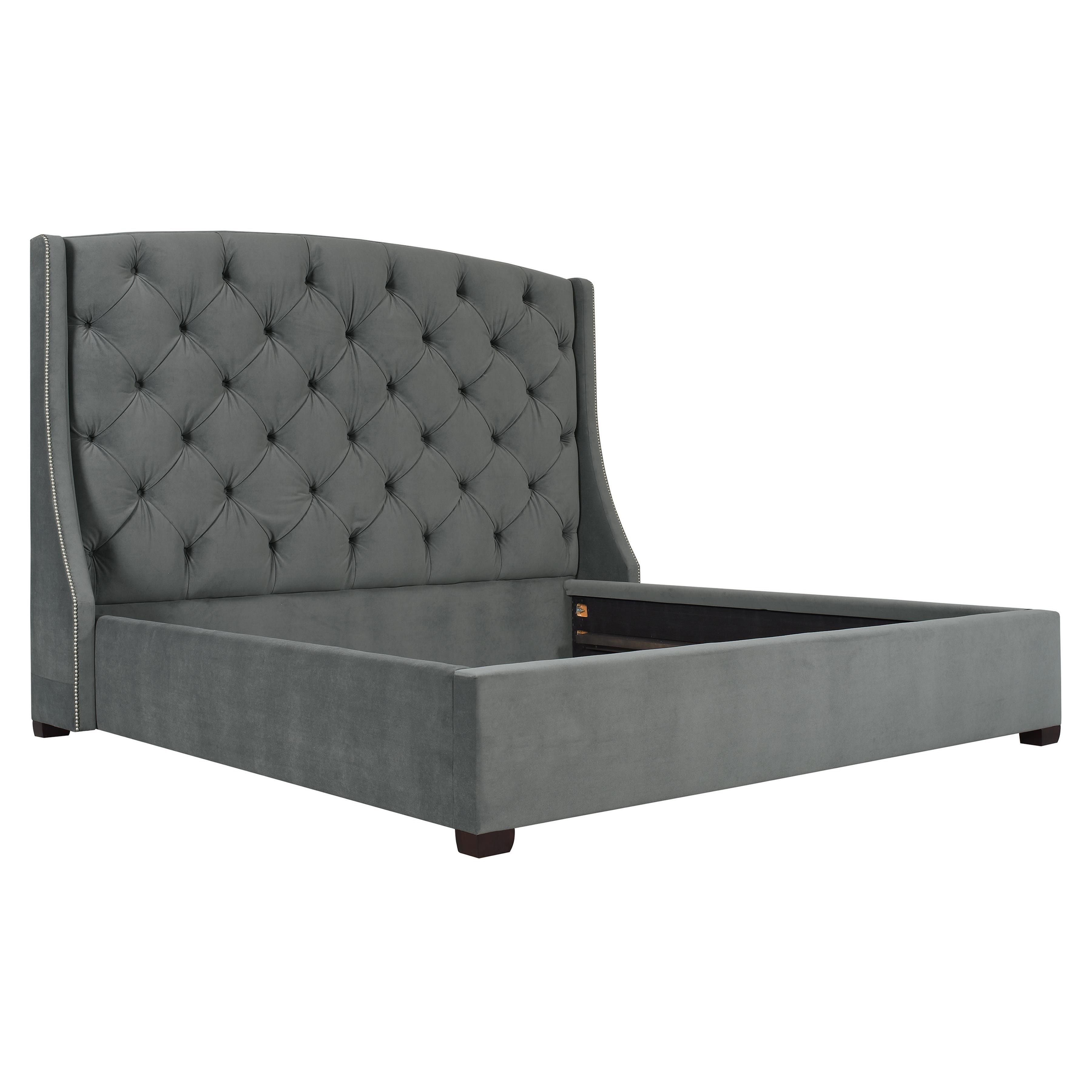 Bernhardt Furniture – Jordan Fabric Storage Shelter Bed King