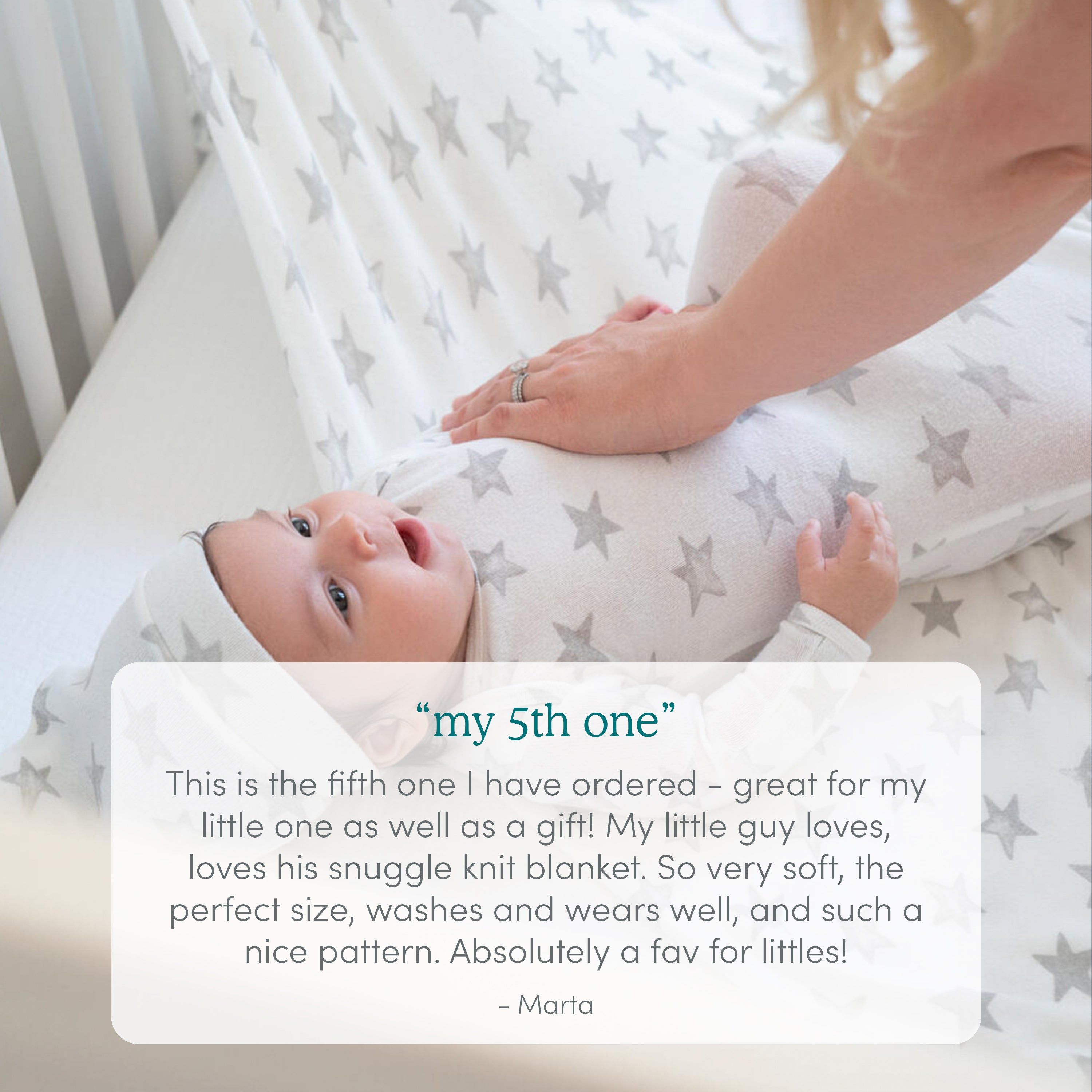 Snuggle Knit™ Swaddle Blanket by Halo Sleep
