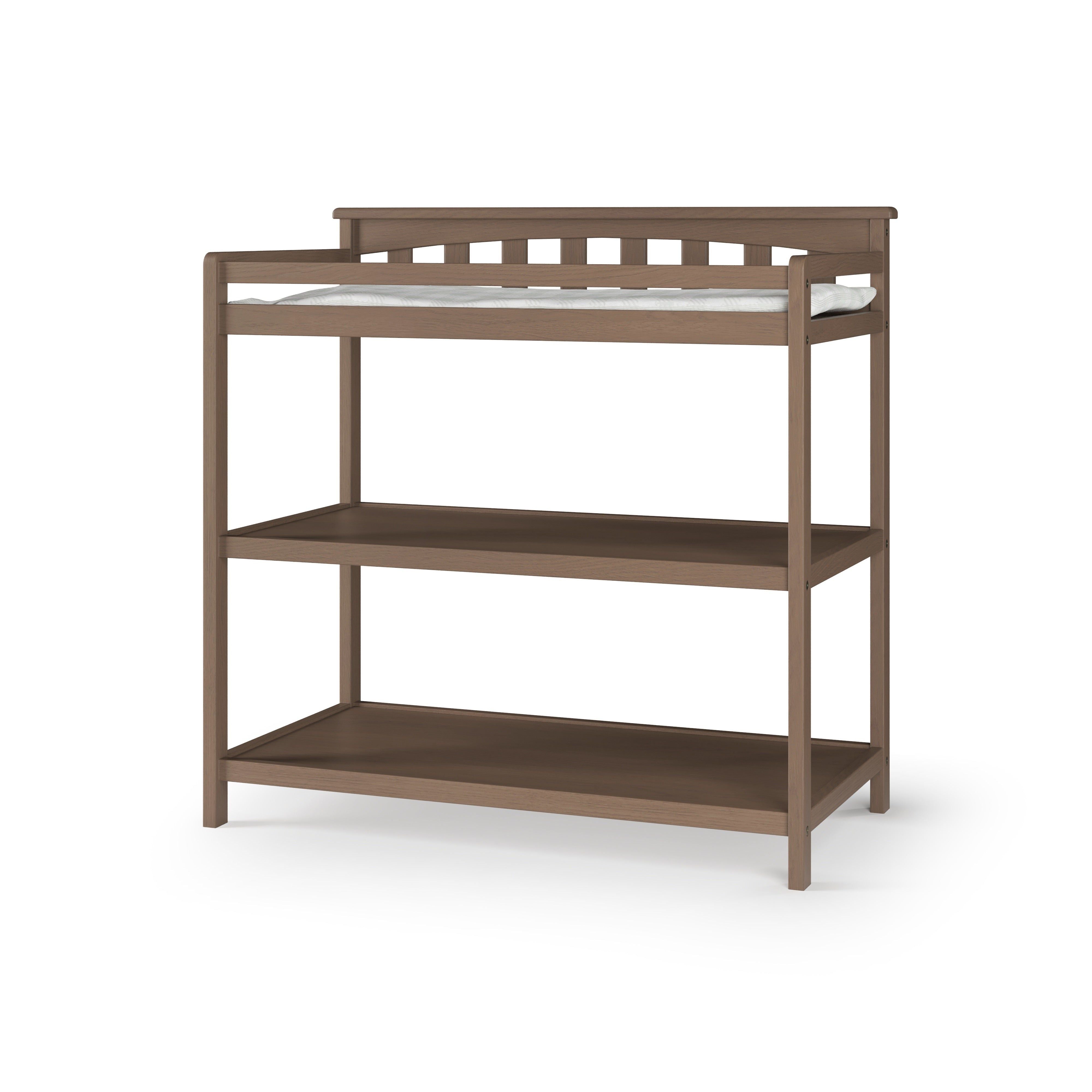 Flat Top Baby Changing Table, Dusty Heather