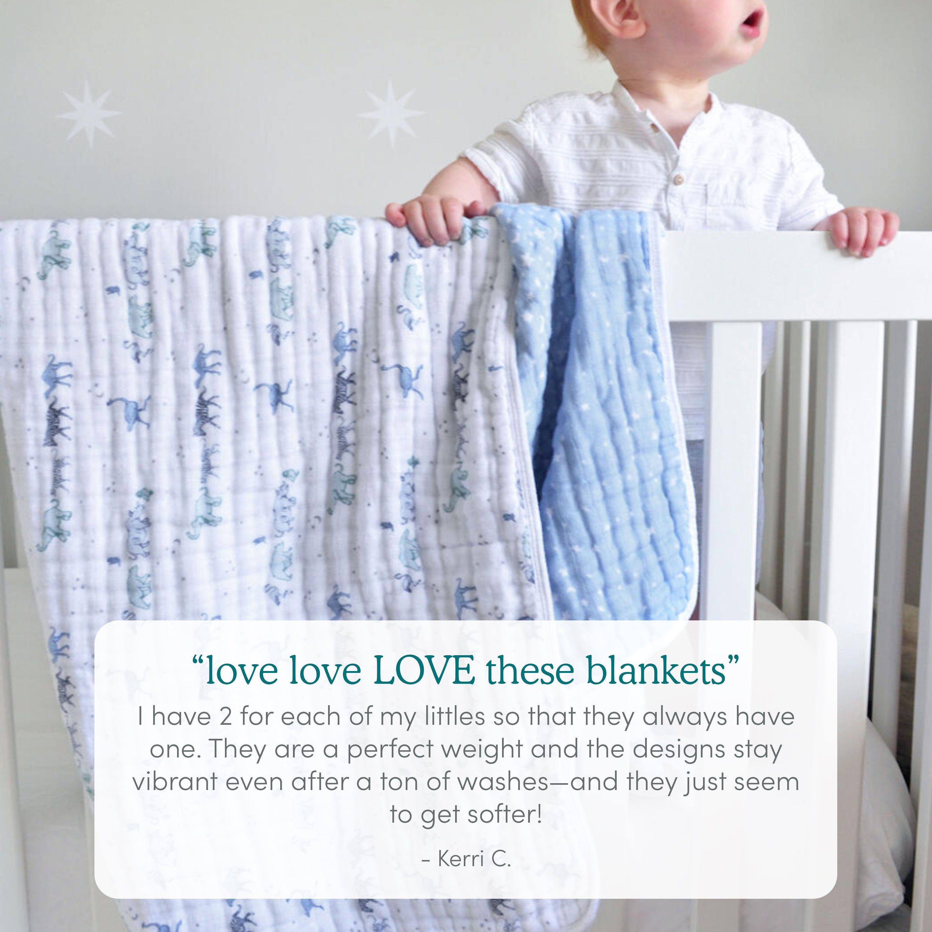 Boutique Cotton Muslin Dream Blanket