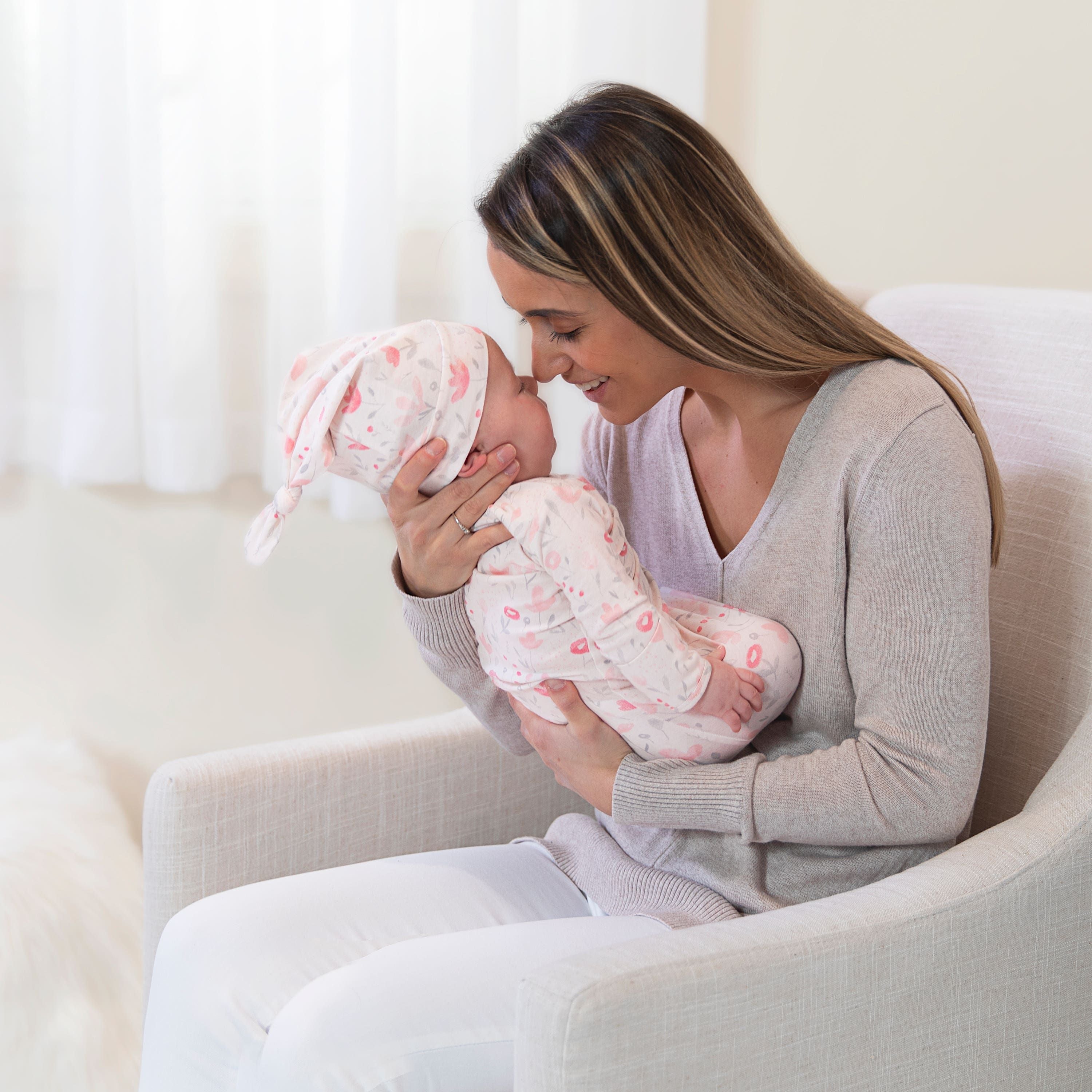 Comfort Knit™ Newborn Gown + Hat Gift Set