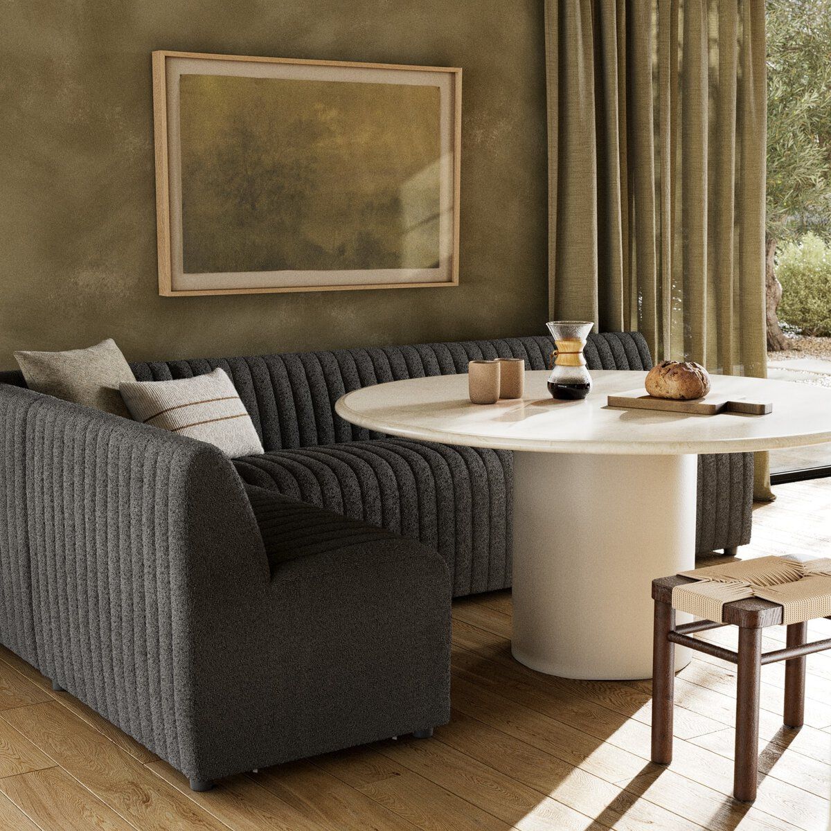 Augustine Dining Banquette, L-shape