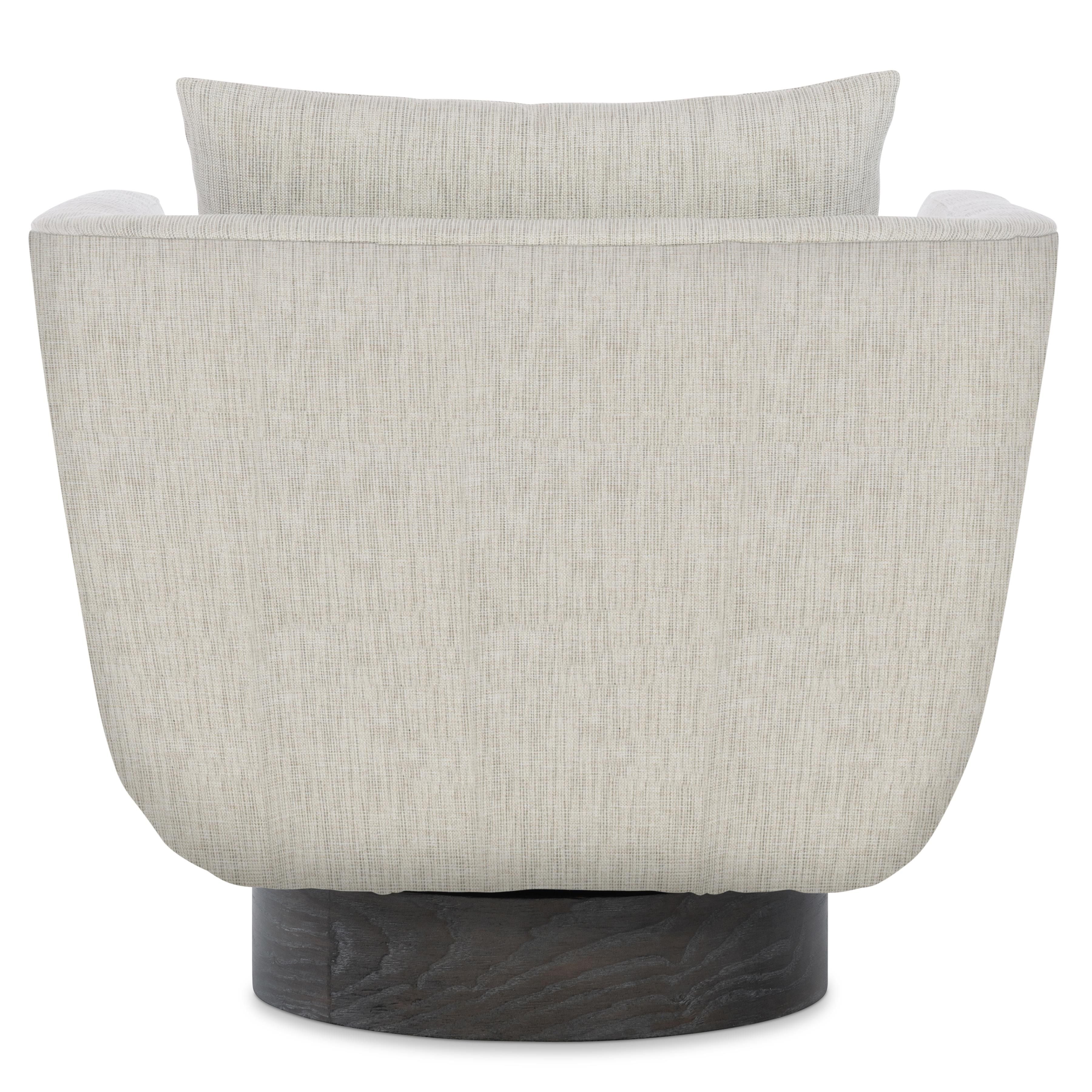 Bernhardt Gemma Fabric Swivel Chair