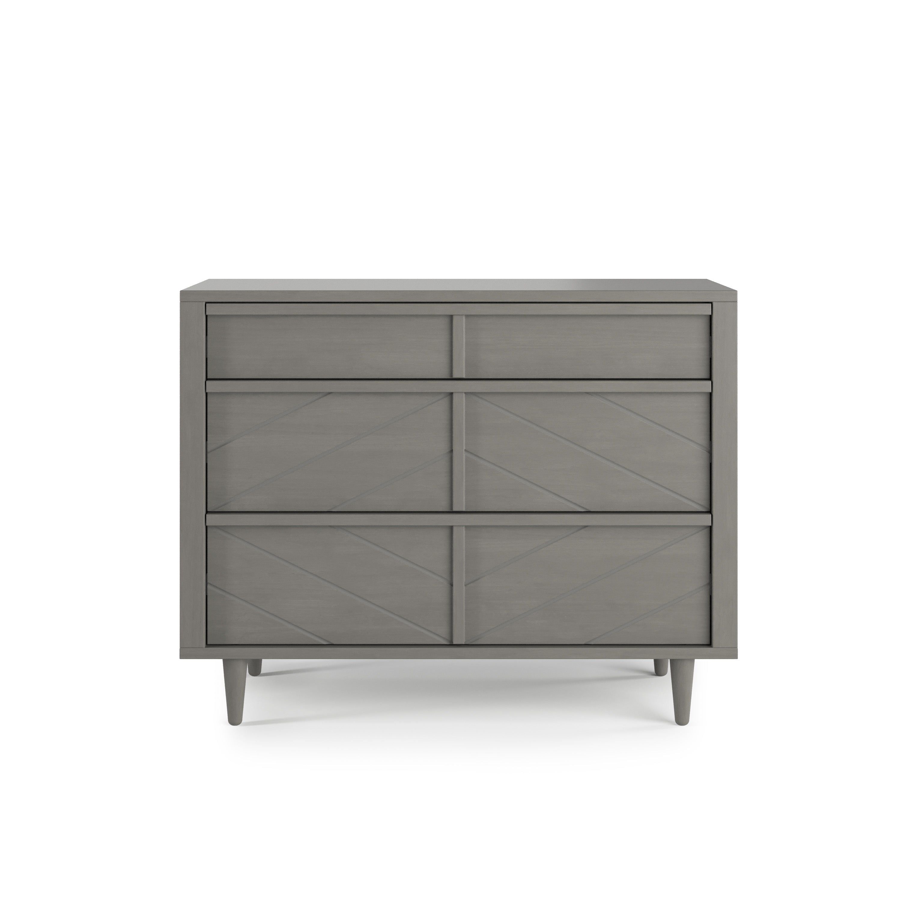 Surrey Hill 3 Drawer Dresser in Lunar Gray
