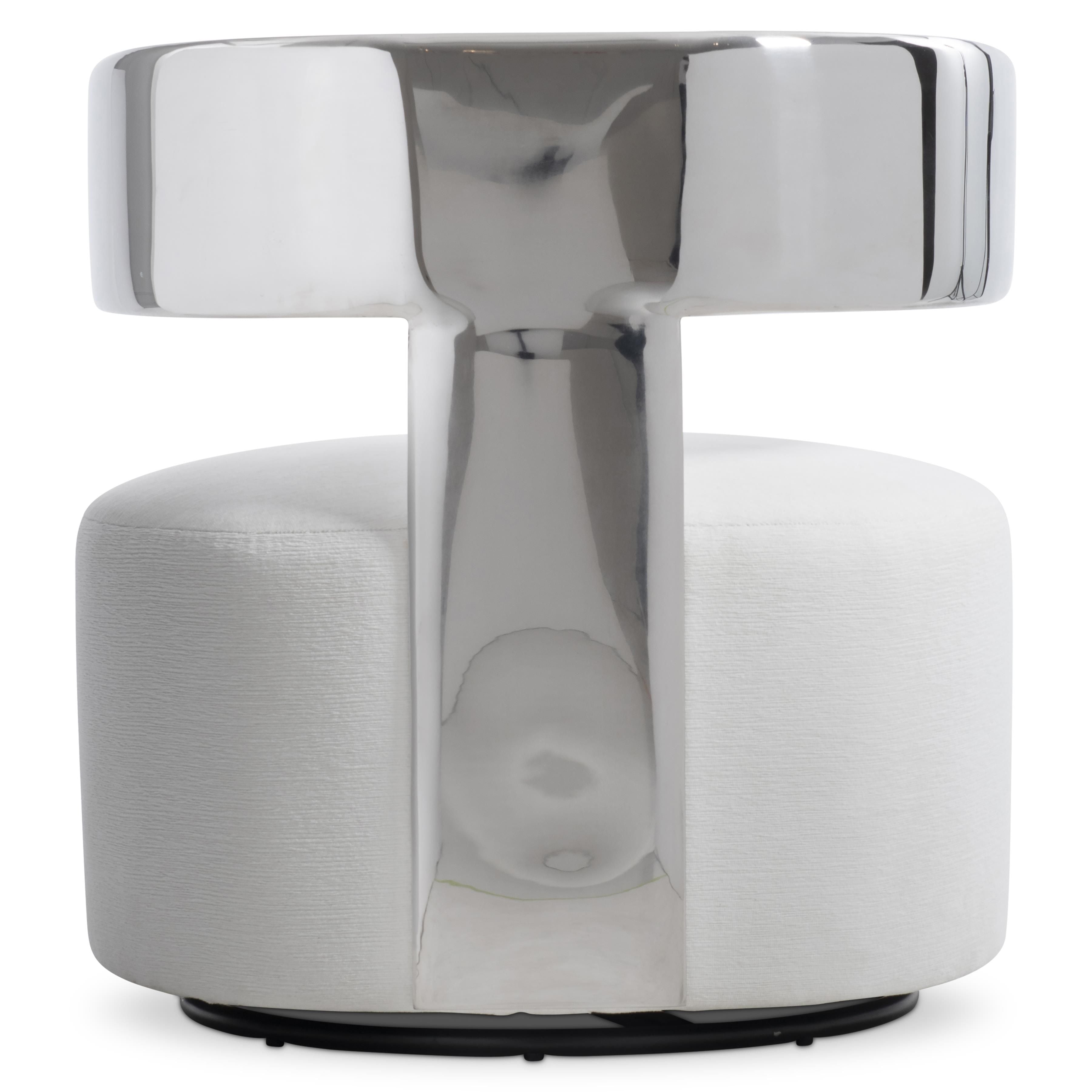 Bernhardt Ares Fabric Swivel Chair