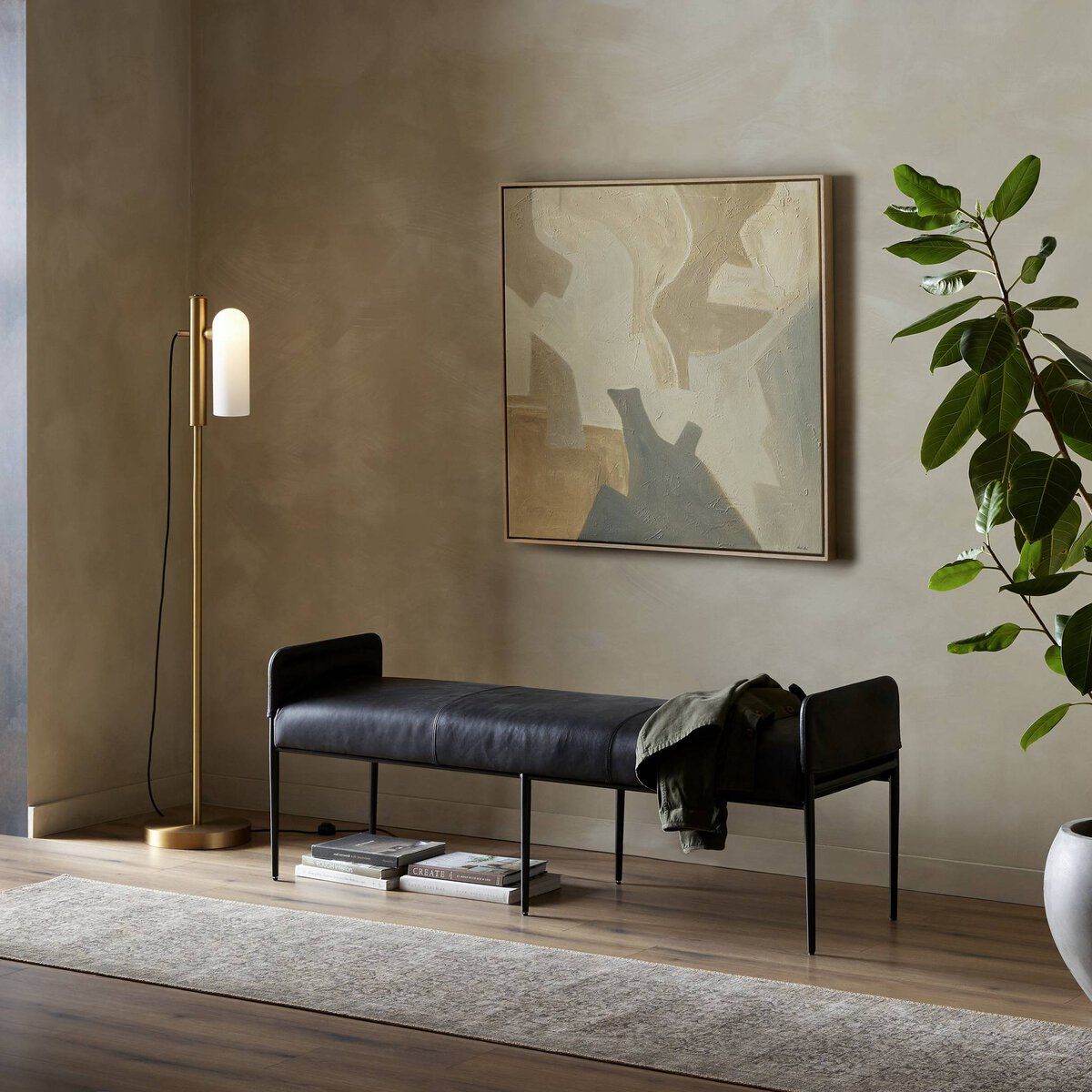 Brickel Backless Bench